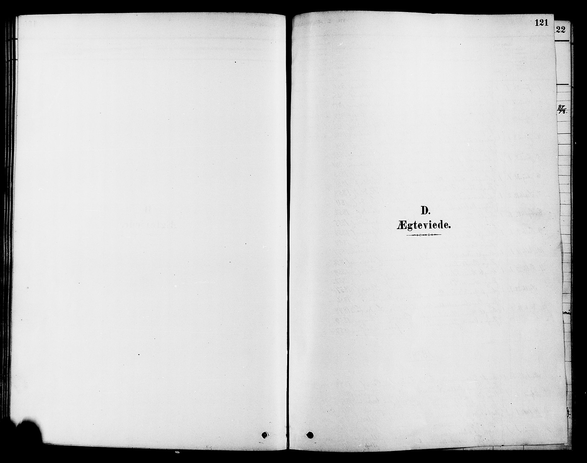 Søndre Land prestekontor, SAH/PREST-122/K/L0002: Parish register (official) no. 2, 1878-1894, p. 121
