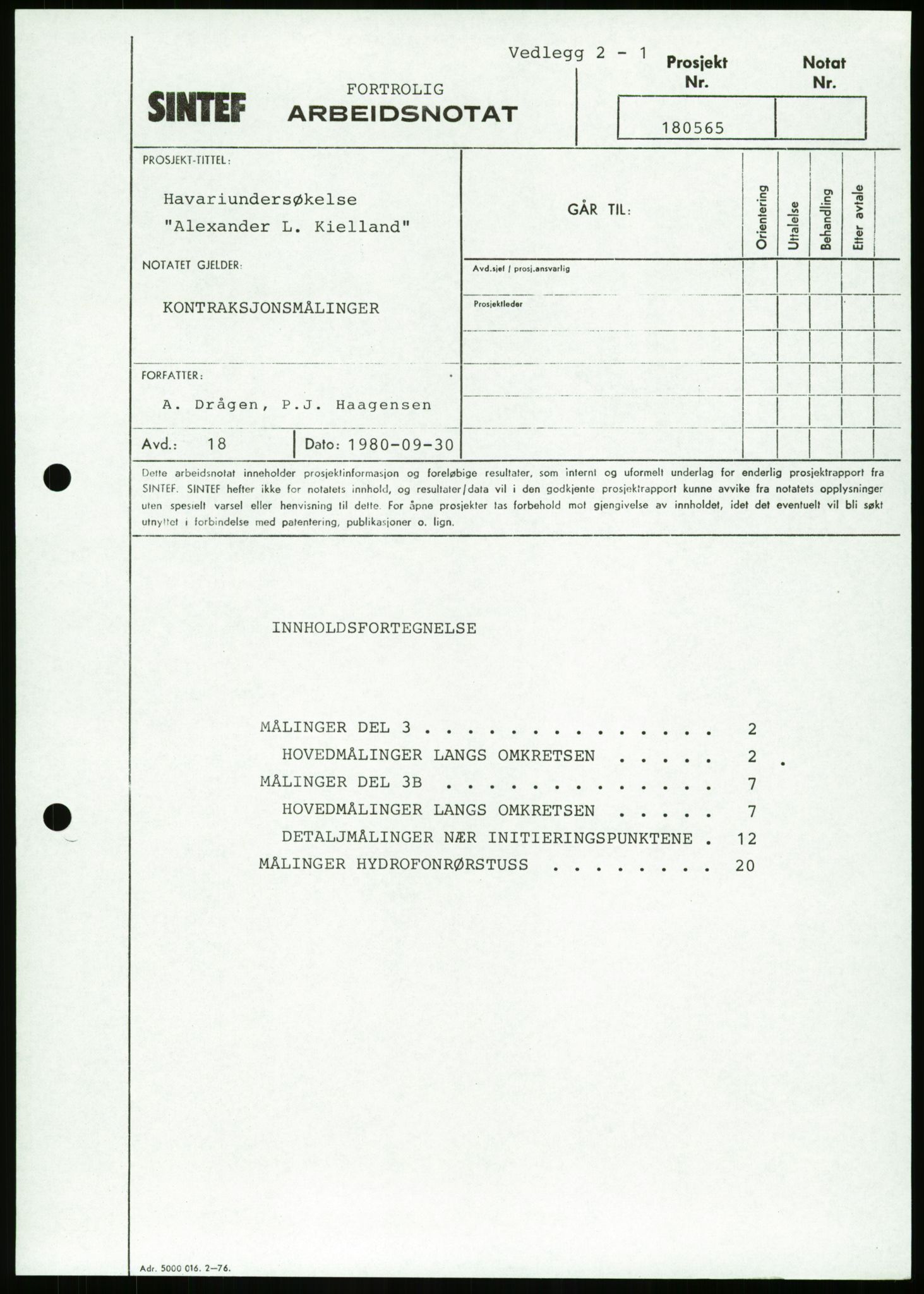Justisdepartementet, Granskningskommisjonen ved Alexander Kielland-ulykken 27.3.1980, RA/S-1165/D/L0023: Æ Øvrige Pentagone-rigger (Doku.liste + Æ1-Æ2, Æ4 av 4  - Æ3 mangler)/ ALK - SINTEF-undersøkelse av bruddflater og materialer (STF01 F80008), 1980-1981, p. 55