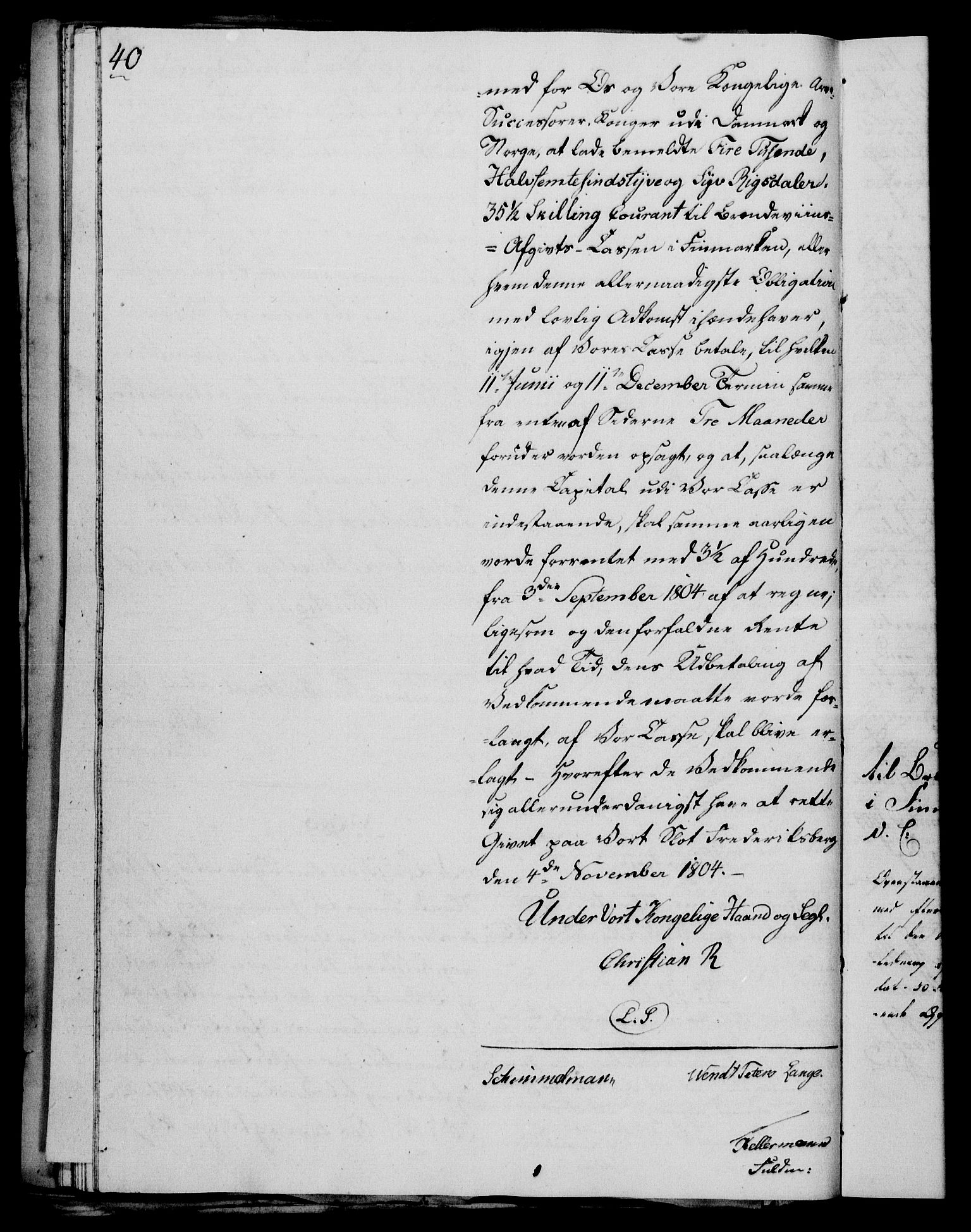 Rentekammeret, Kammerkanselliet, RA/EA-3111/G/Gh/Ghc/L0001: Norsk-islandsk obligasjonsprotokoll (merket RK 53.38), 1780-1812, p. 40
