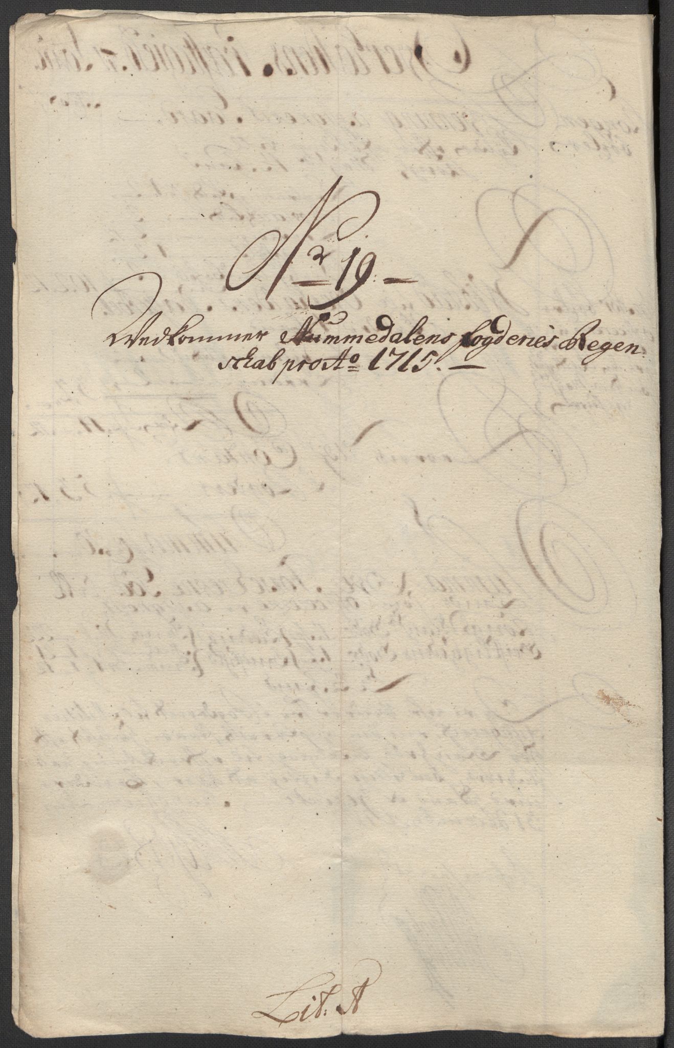 Rentekammeret inntil 1814, Reviderte regnskaper, Fogderegnskap, AV/RA-EA-4092/R64/L4436: Fogderegnskap Namdal, 1715, p. 188