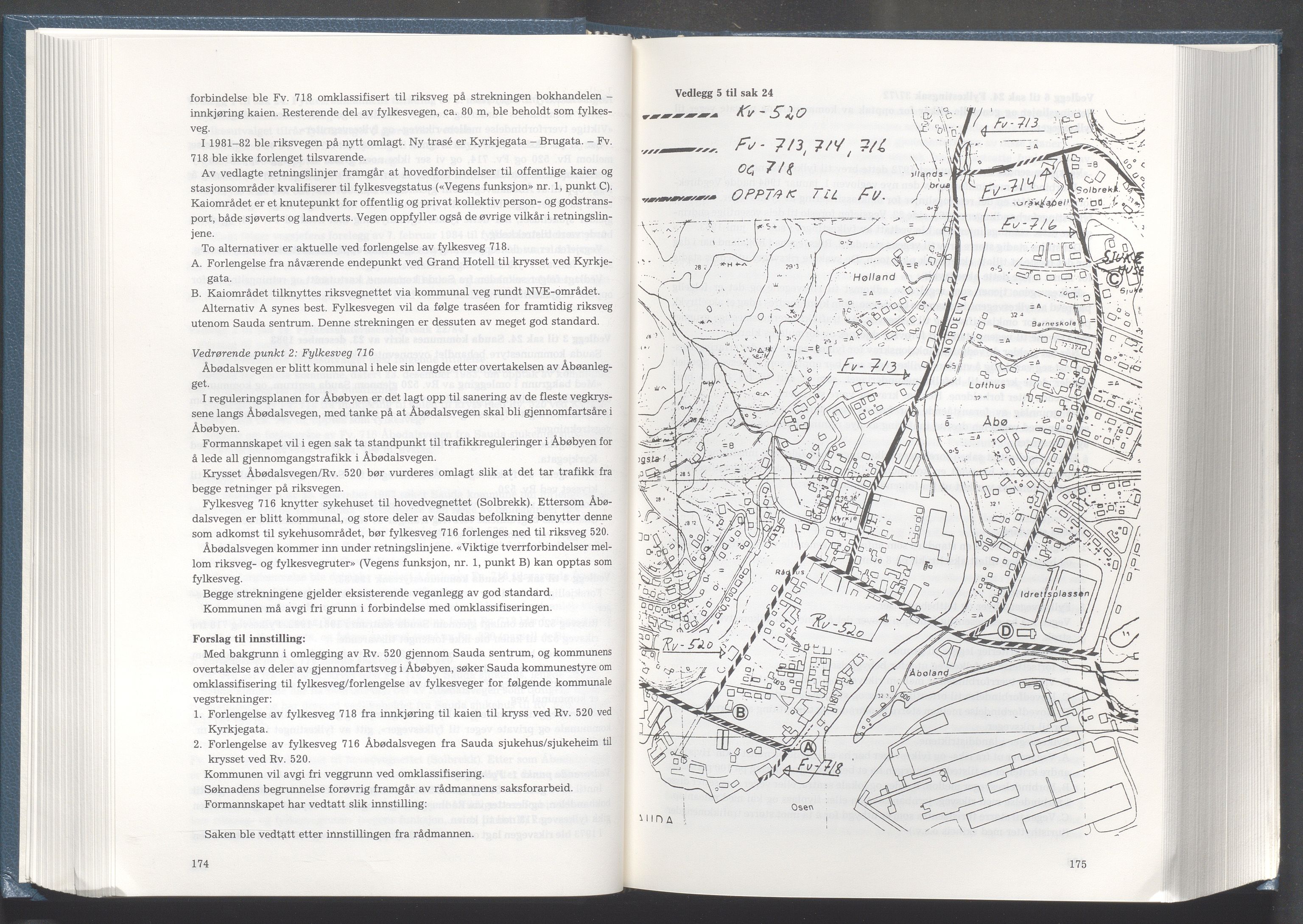 Rogaland fylkeskommune - Fylkesrådmannen , IKAR/A-900/A/Aa/Aaa/L0104: Møtebok , 1984, p. 174-175