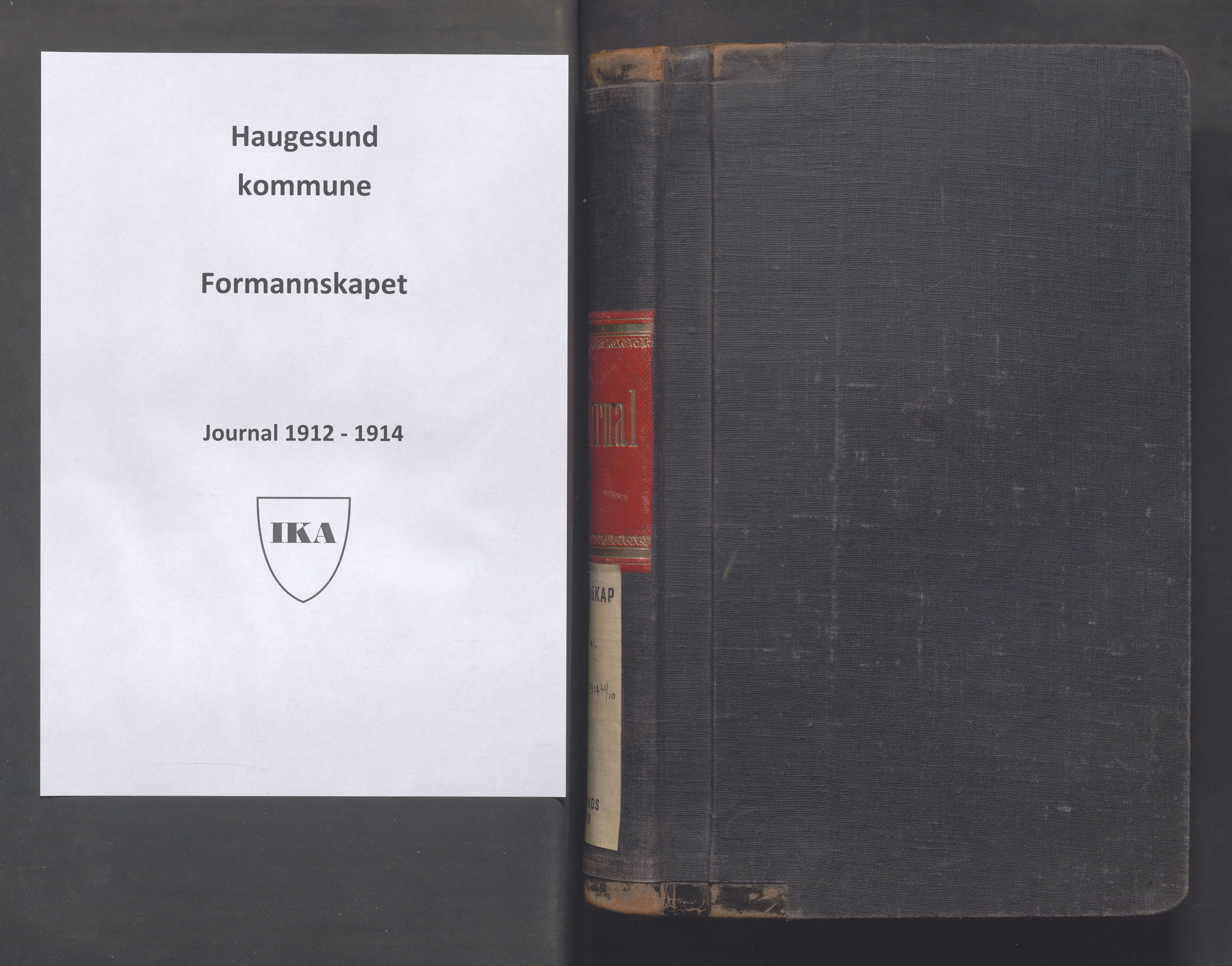 Haugesund kommune - Formannskapet, IKAR/X-0001/C/L0005: Journal, 1912-1914
