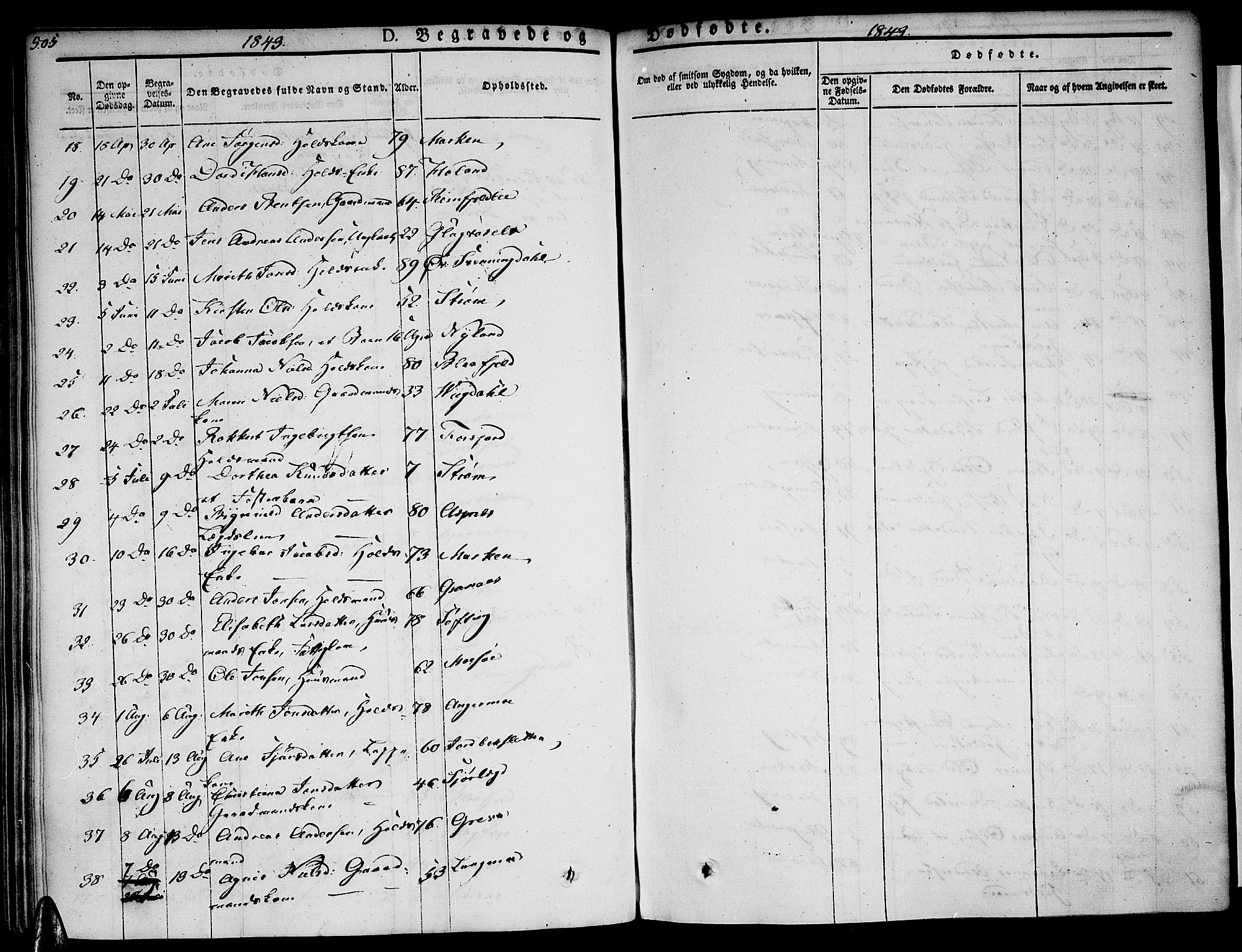 Ministerialprotokoller, klokkerbøker og fødselsregistre - Nordland, AV/SAT-A-1459/820/L0290: Parish register (official) no. 820A11, 1826-1845, p. 505