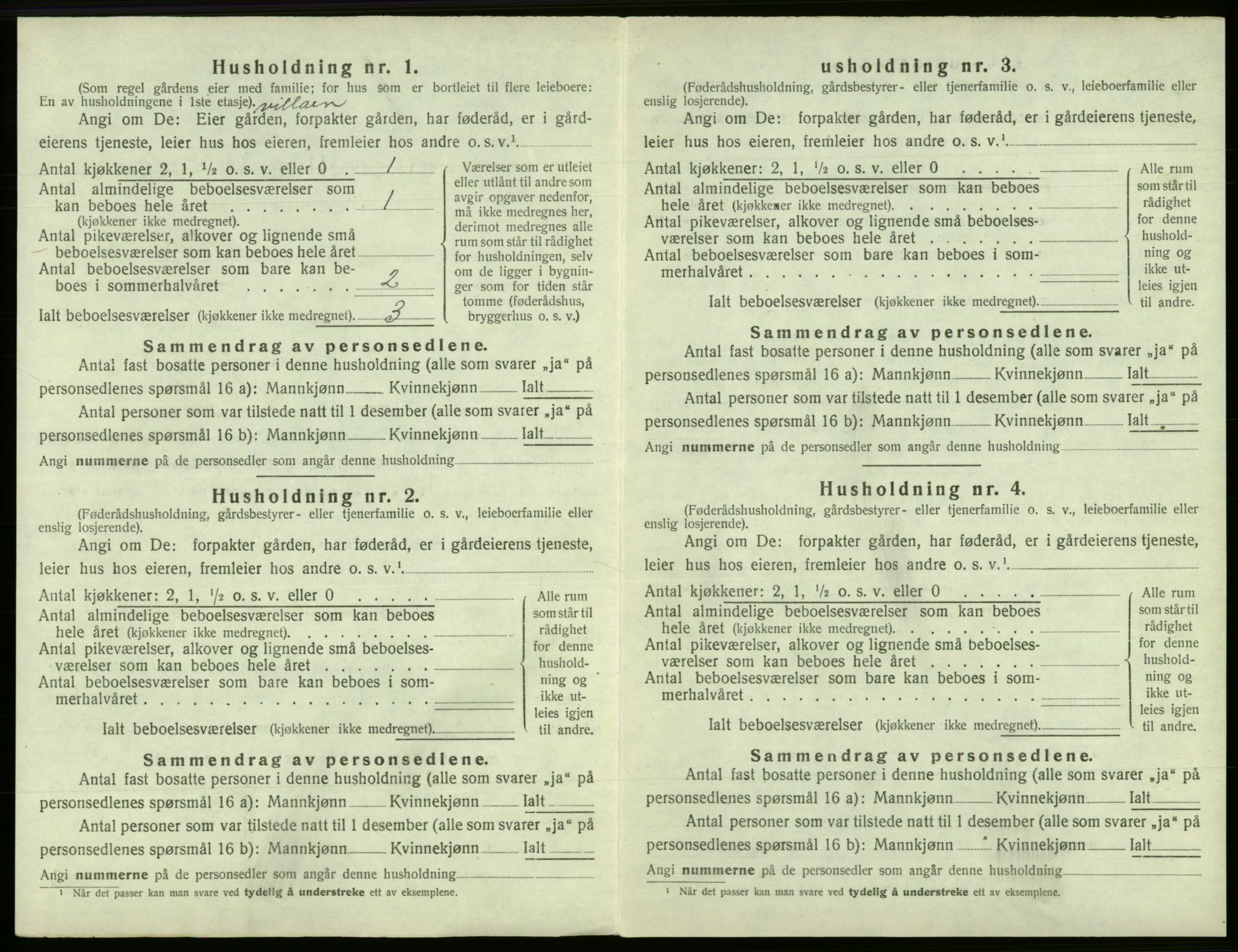 SAB, 1920 census for Fana, 1920, p. 2475