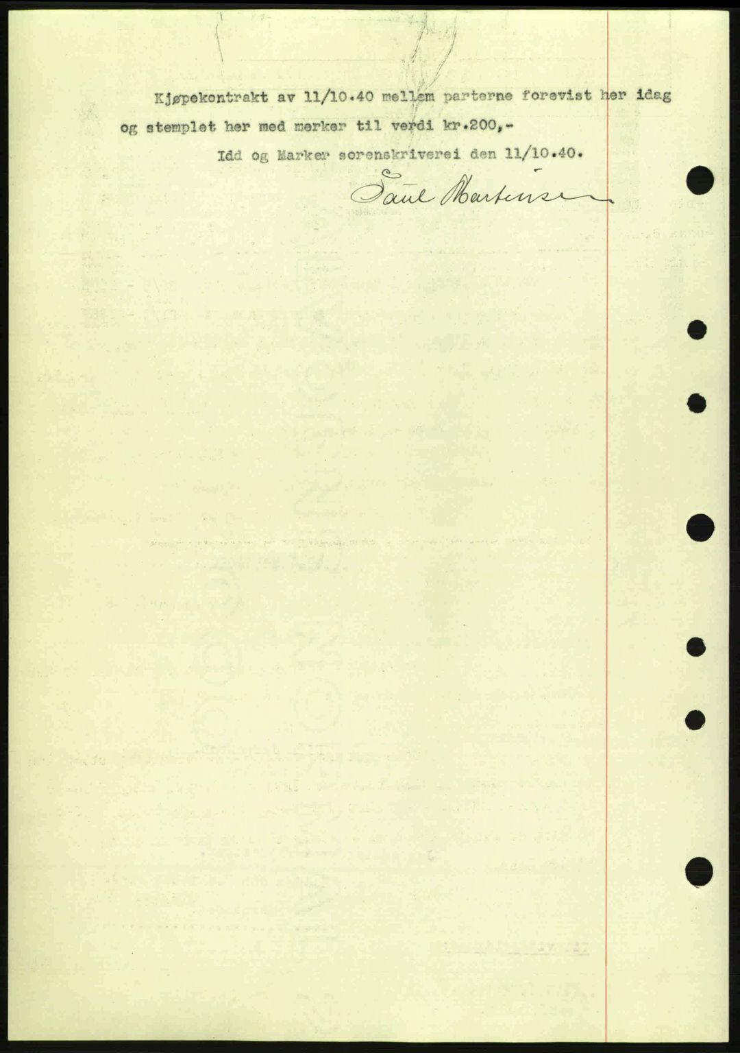 Idd og Marker sorenskriveri, AV/SAO-A-10283/G/Gb/Gbb/L0004: Mortgage book no. A4, 1940-1941, Diary no: : 901/1940