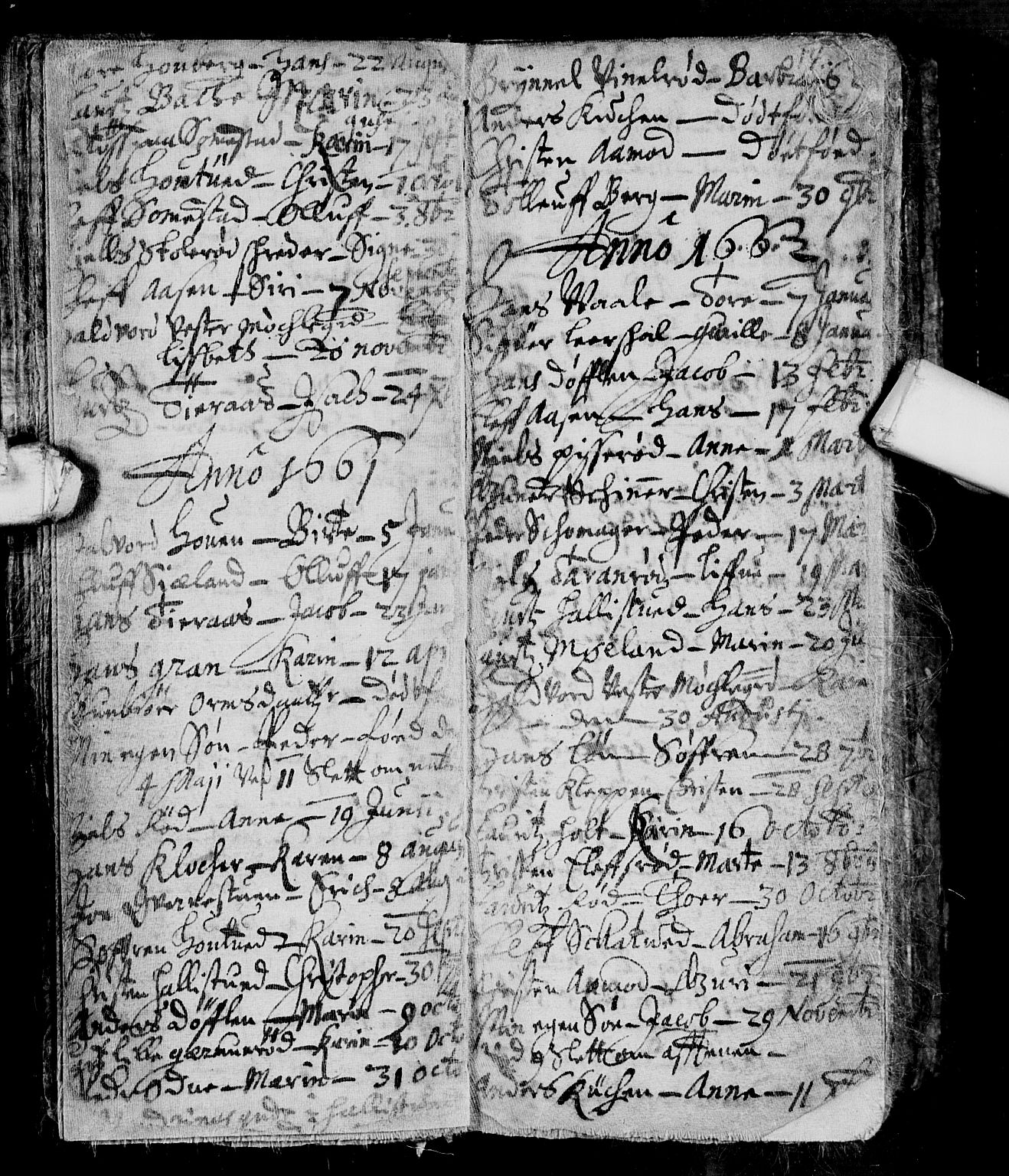 Andebu kirkebøker, AV/SAKO-A-336/F/Fa/L0001: Parish register (official) no. 1 /1, 1623-1738, p. 14