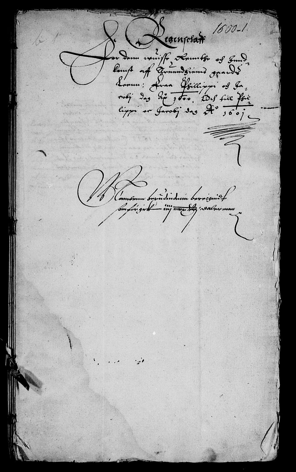 Rentekammeret inntil 1814, Reviderte regnskaper, Lensregnskaper, RA/EA-5023/R/Rb/Rbw/L0002: Trondheim len, 1596-1601