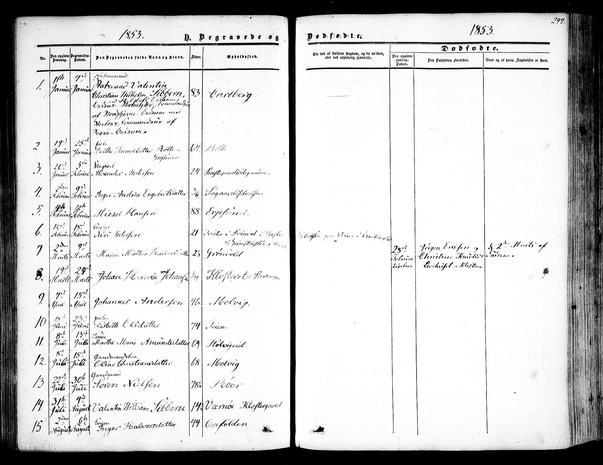 Rygge prestekontor Kirkebøker, SAO/A-10084b/F/Fa/L0005: Parish register (official) no. 5, 1852-1871, p. 297
