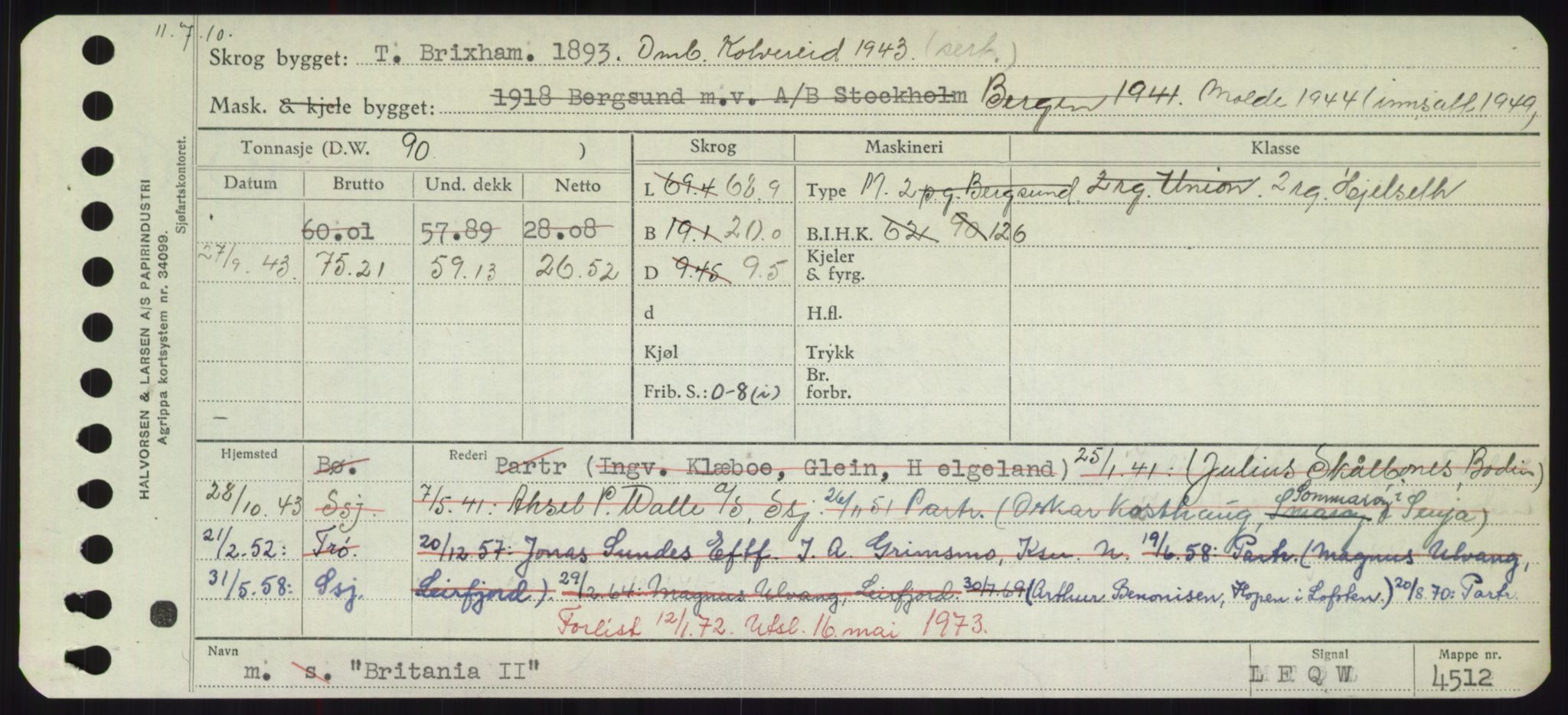 Sjøfartsdirektoratet med forløpere, Skipsmålingen, AV/RA-S-1627/H/Hd/L0005: Fartøy, Br-Byg, p. 303