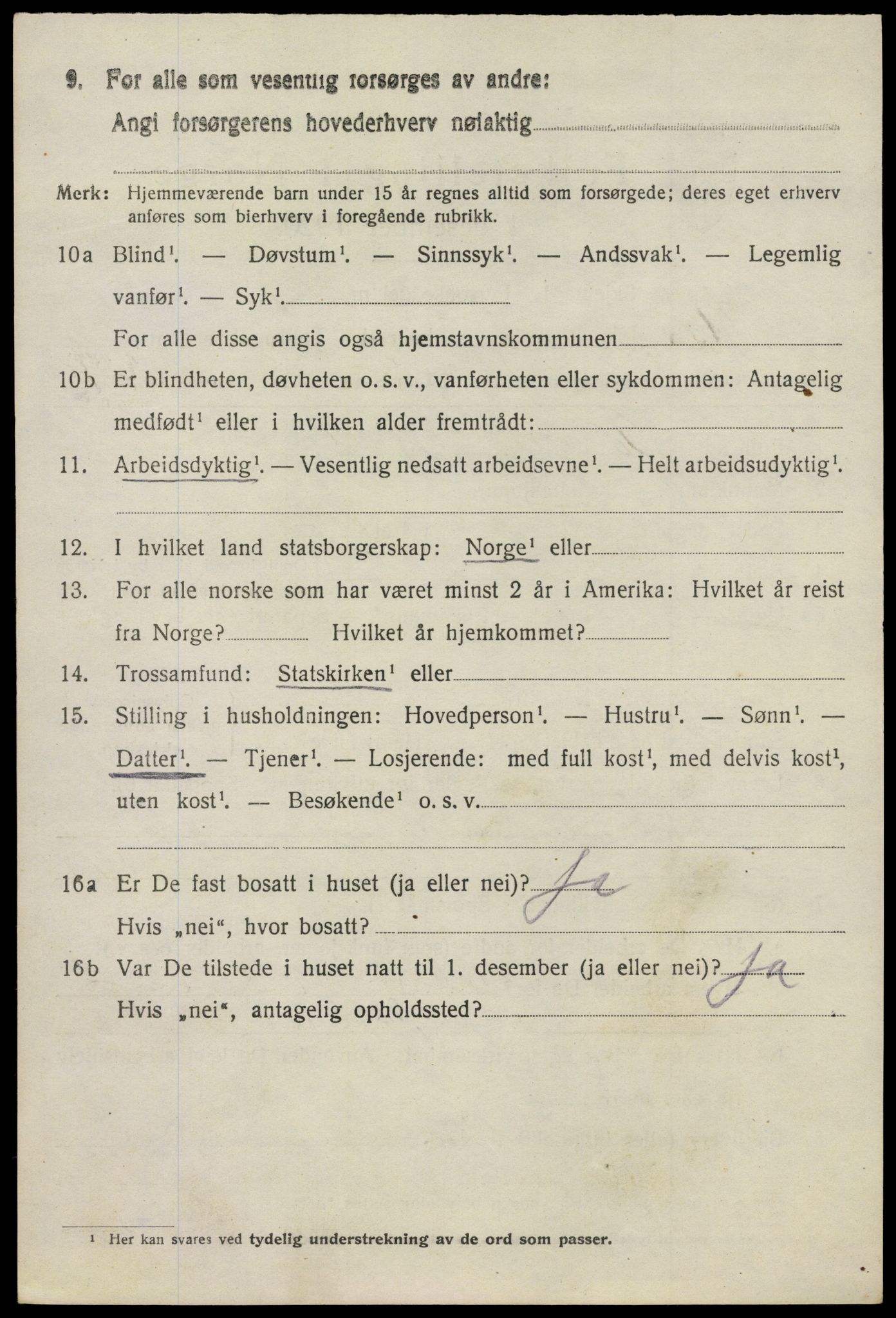 SAO, 1920 census for Glemmen, 1920, p. 8174