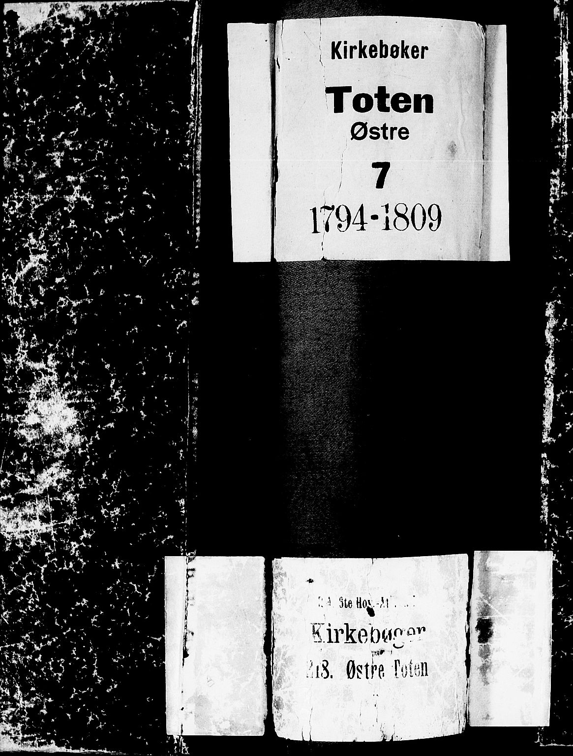 Toten prestekontor, SAH/PREST-102/H/Ha/Haa/L0007: Parish register (official) no. 7, 1794-1809