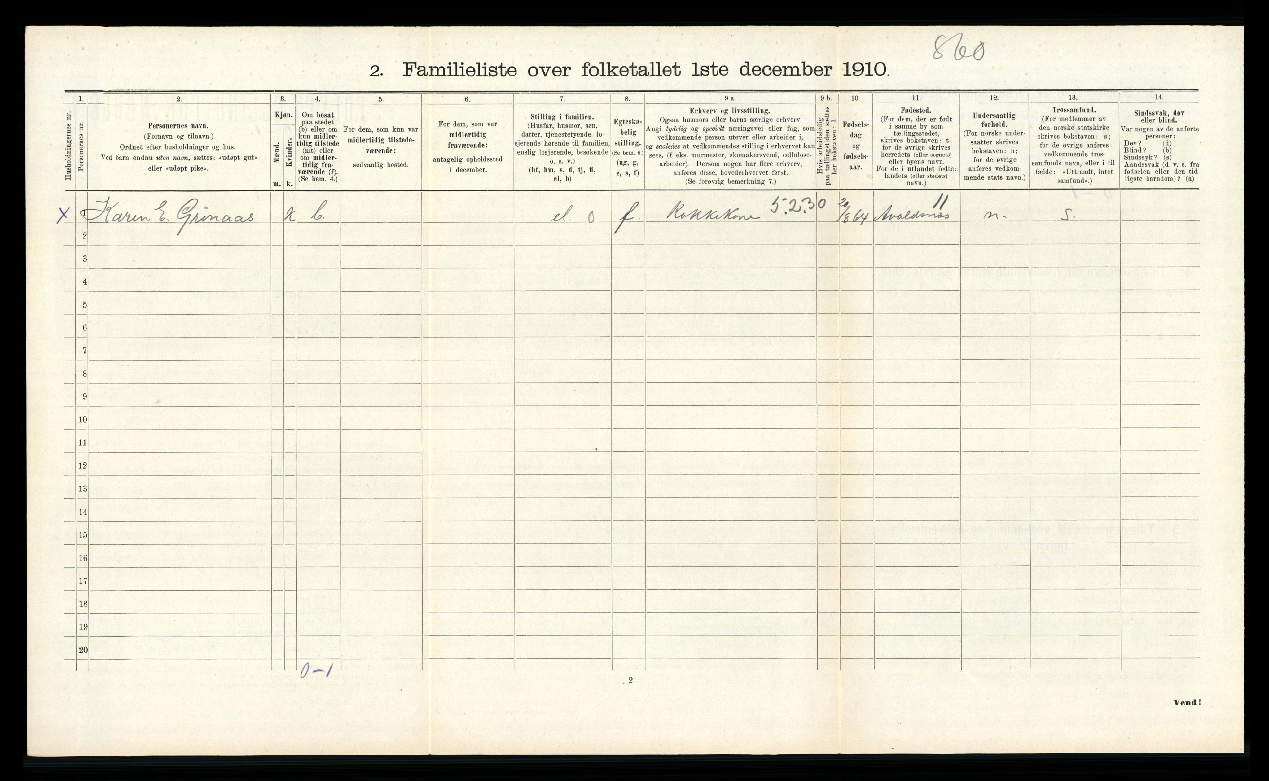 RA, 1910 census for Haugesund, 1910, p. 5259