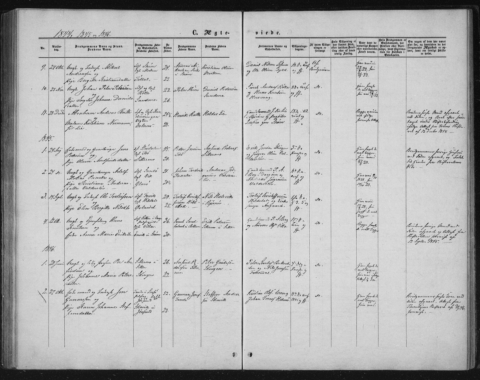 Ministerialprotokoller, klokkerbøker og fødselsregistre - Nord-Trøndelag, AV/SAT-A-1458/771/L0595: Parish register (official) no. 771A02, 1840-1869