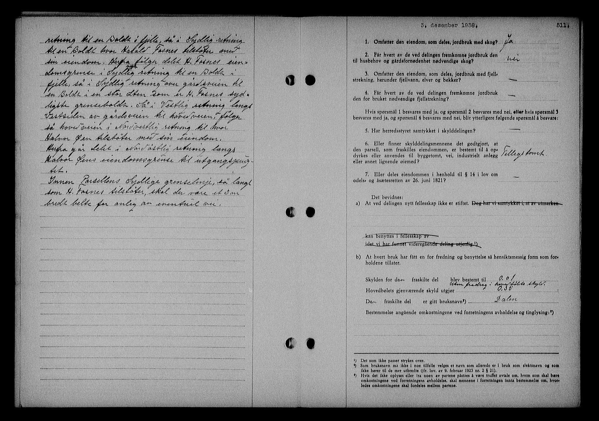 Nedenes sorenskriveri, AV/SAK-1221-0006/G/Gb/Gba/L0045: Mortgage book no. 41, 1938-1938, Diary no: : 1266/1938