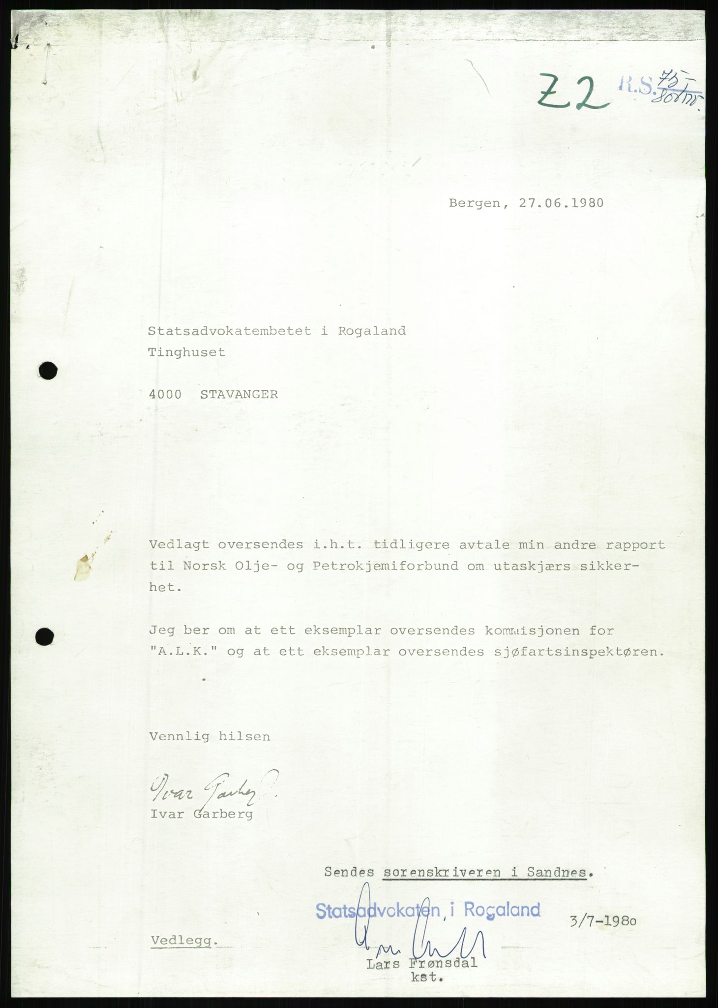 Justisdepartementet, Granskningskommisjonen ved Alexander Kielland-ulykken 27.3.1980, RA/S-1165/D/L0022: Y Forskningsprosjekter (Y8-Y9)/Z Diverse (Doku.liste + Z1-Z15 av 15), 1980-1981, p. 406