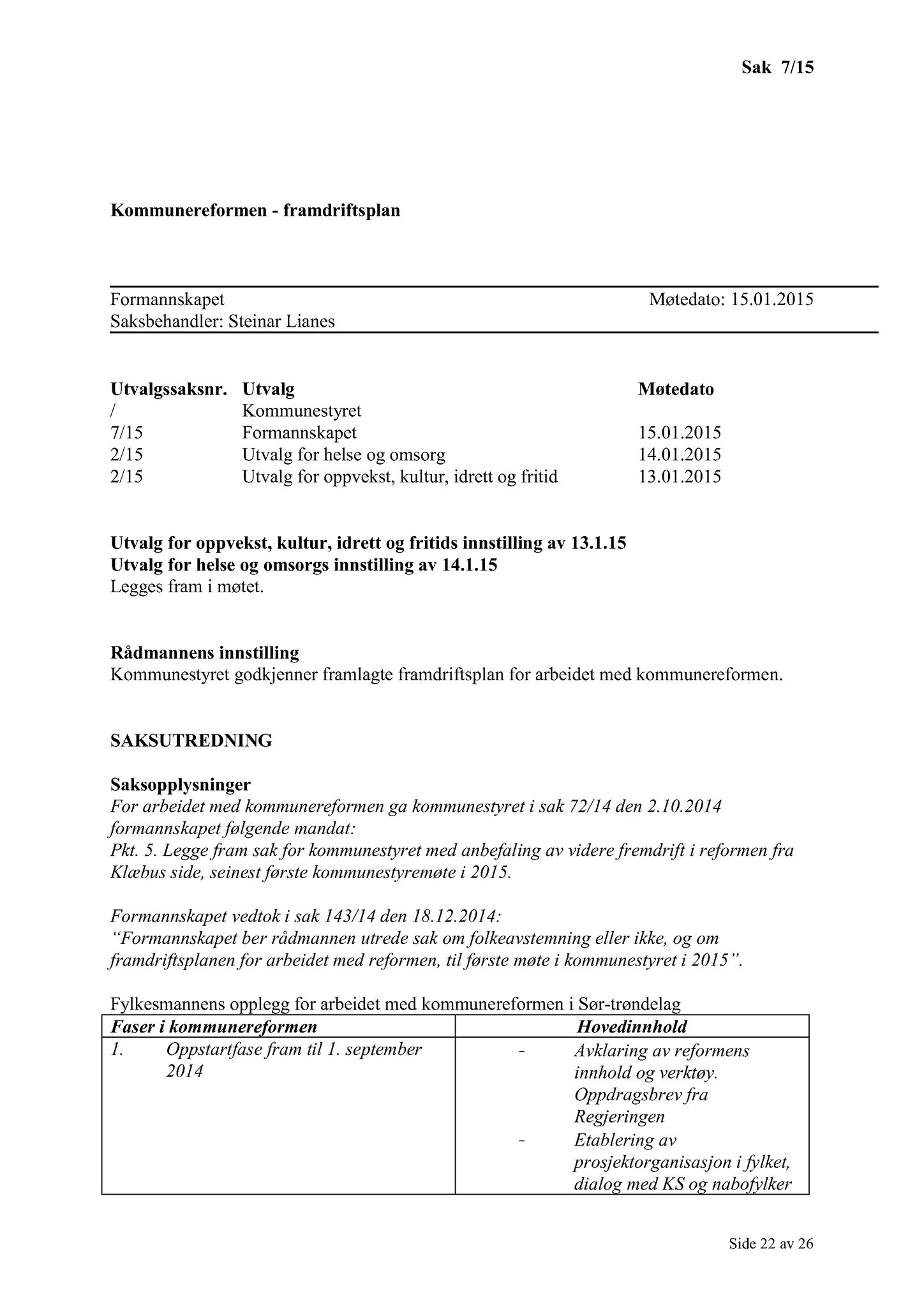 Klæbu Kommune, TRKO/KK/02-FS/L008: Formannsskapet - Møtedokumenter, 2015, p. 24