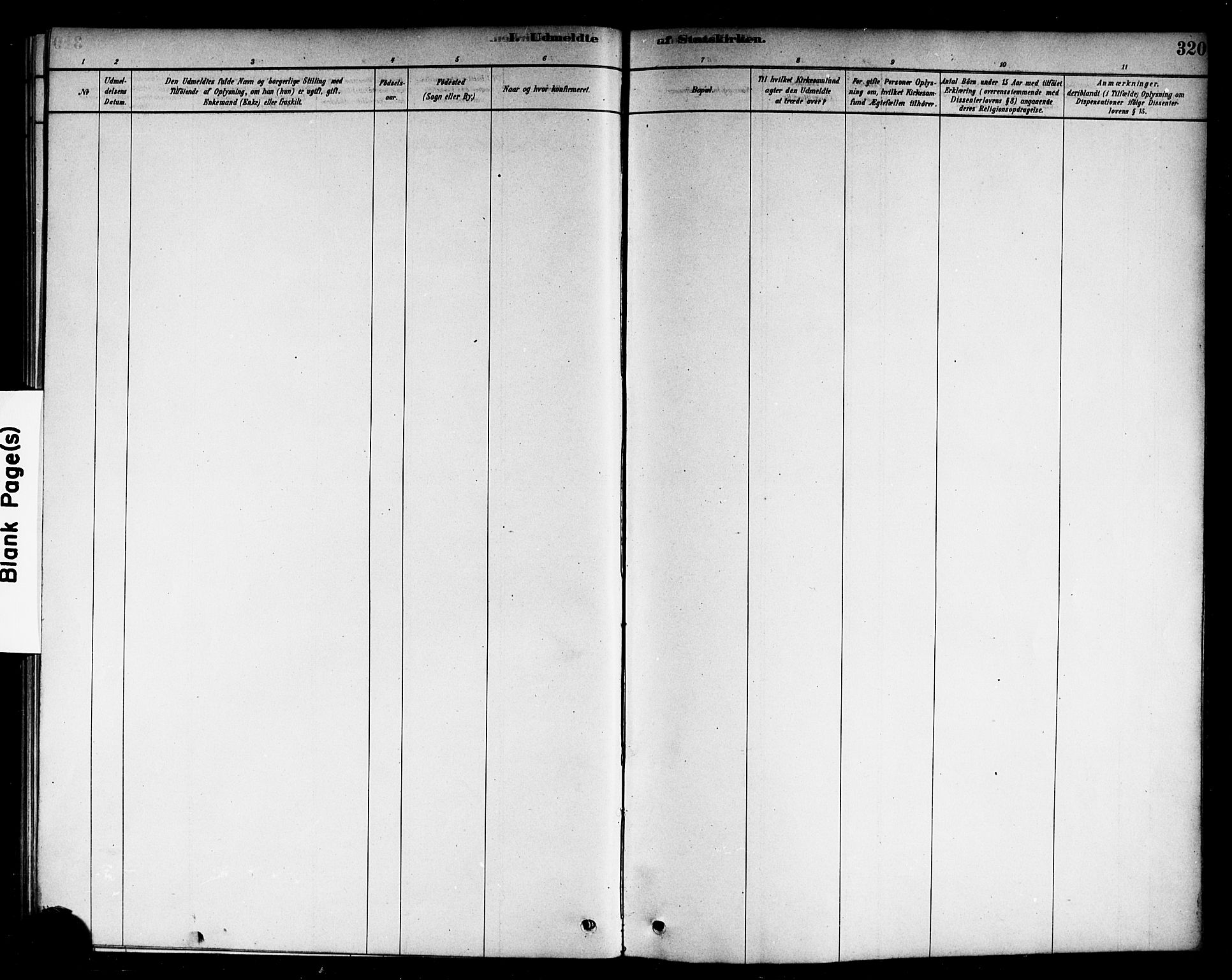 Berg prestekontor Kirkebøker, AV/SAO-A-10902/F/Fc/L0001: Parish register (official) no. III 1, 1878-1887, p. 320