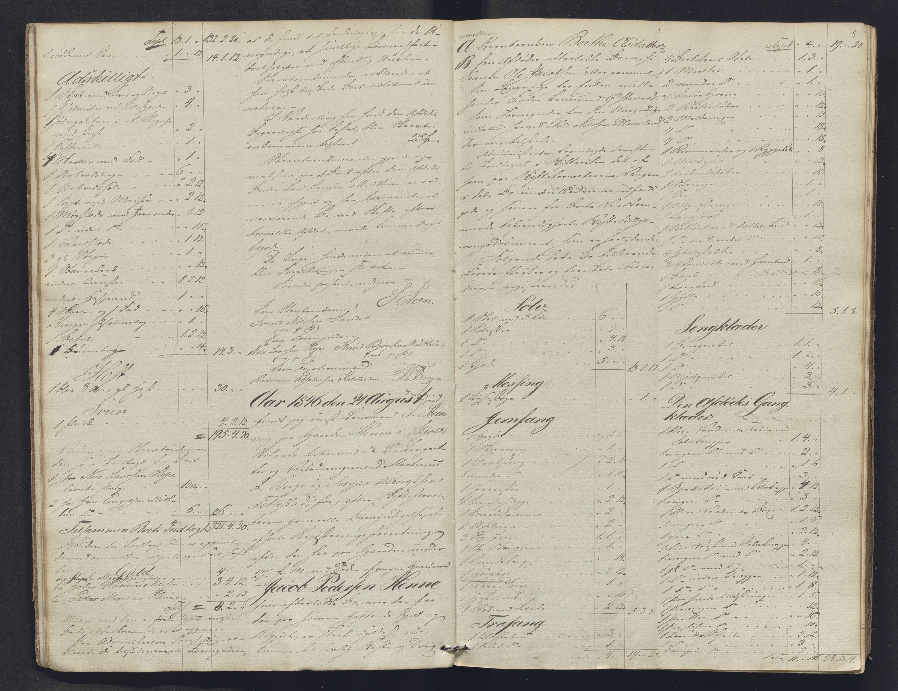 Nordhordland sorenskrivar, AV/SAB-A-2901/1/H/Hb/L0024: Registreringsprotokollar, 1846-1852, p. 5