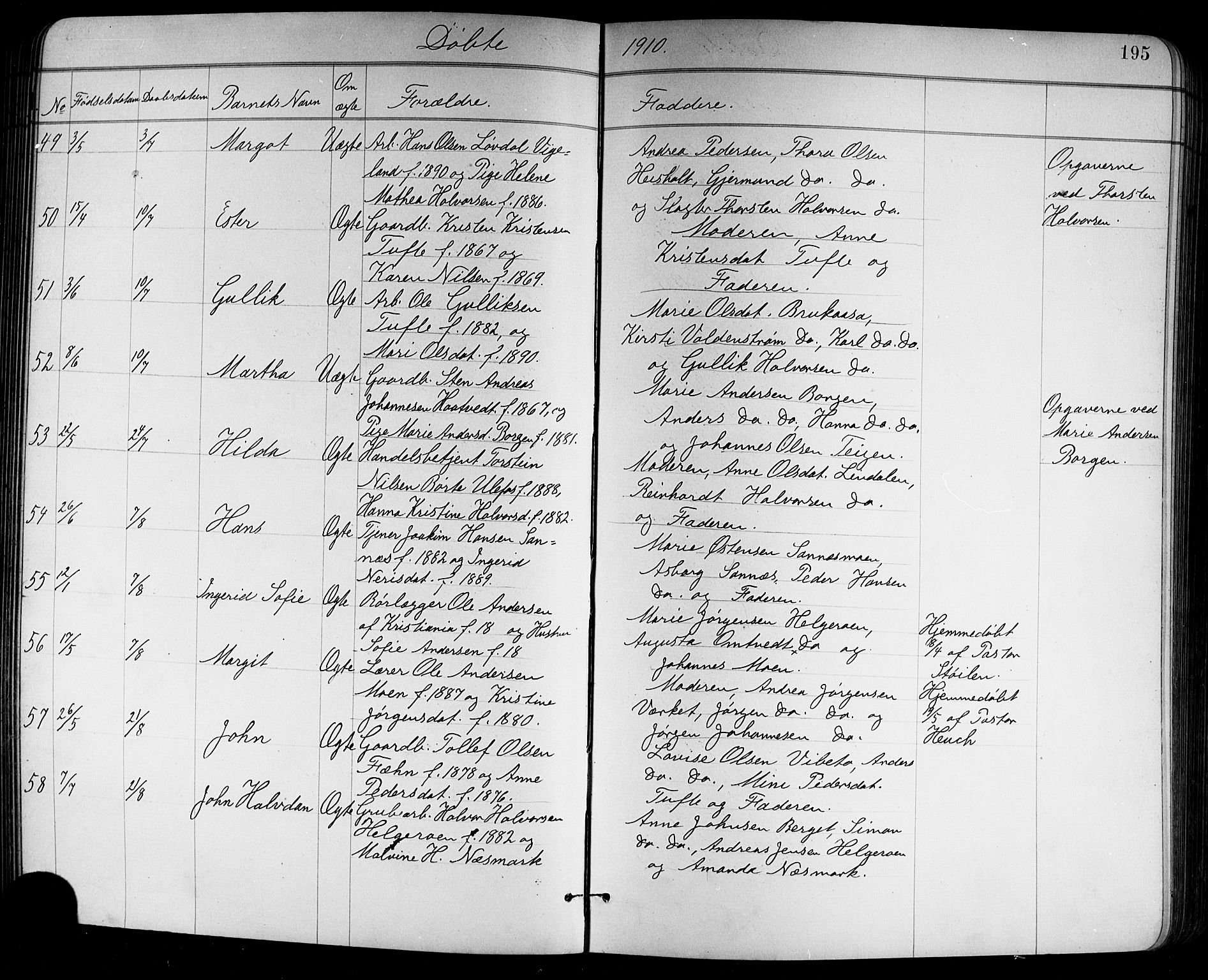 Holla kirkebøker, AV/SAKO-A-272/G/Ga/L0005: Parish register (copy) no. I 5, 1891-1917, p. 195