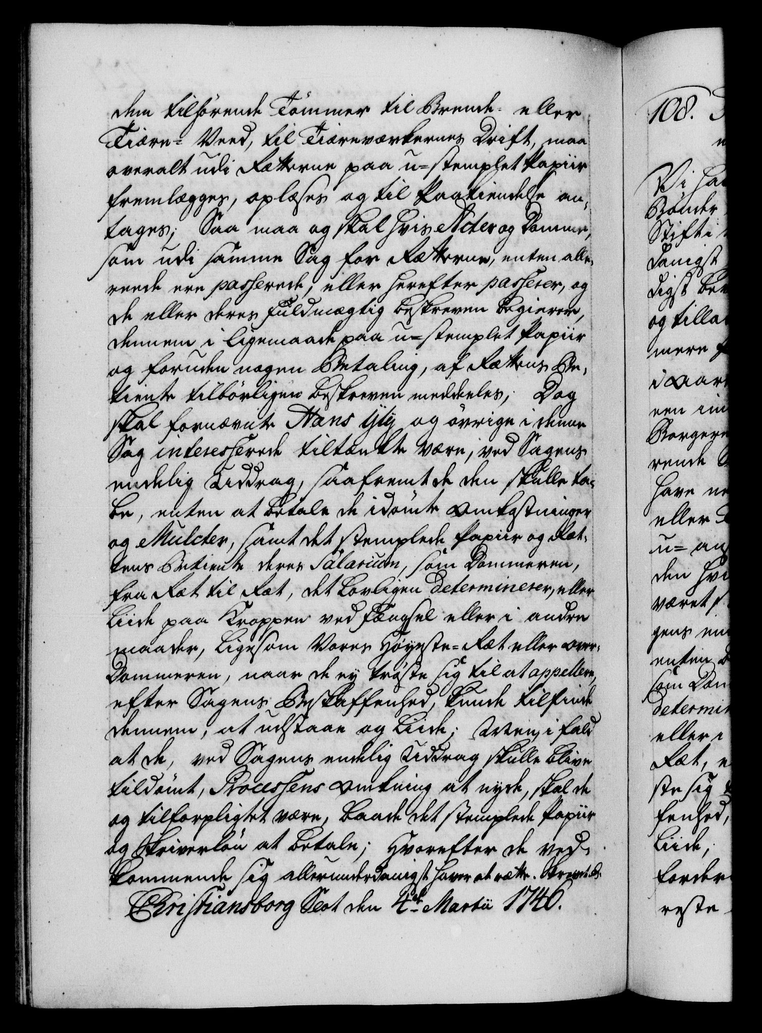 Danske Kanselli 1572-1799, AV/RA-EA-3023/F/Fc/Fca/Fcaa/L0034: Norske registre, 1745-1746, p. 427b