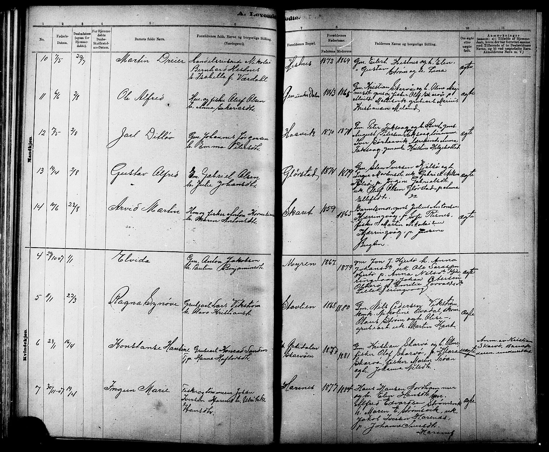 Ministerialprotokoller, klokkerbøker og fødselsregistre - Sør-Trøndelag, AV/SAT-A-1456/634/L0542: Parish register (copy) no. 634C04, 1892-1916