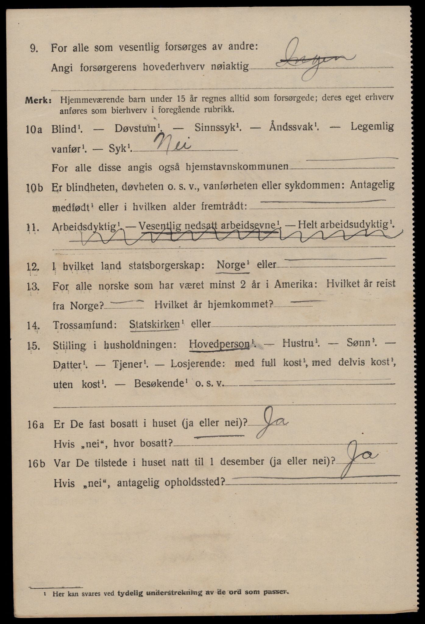 SAST, 1920 census for Stavanger, 1920, p. 90693