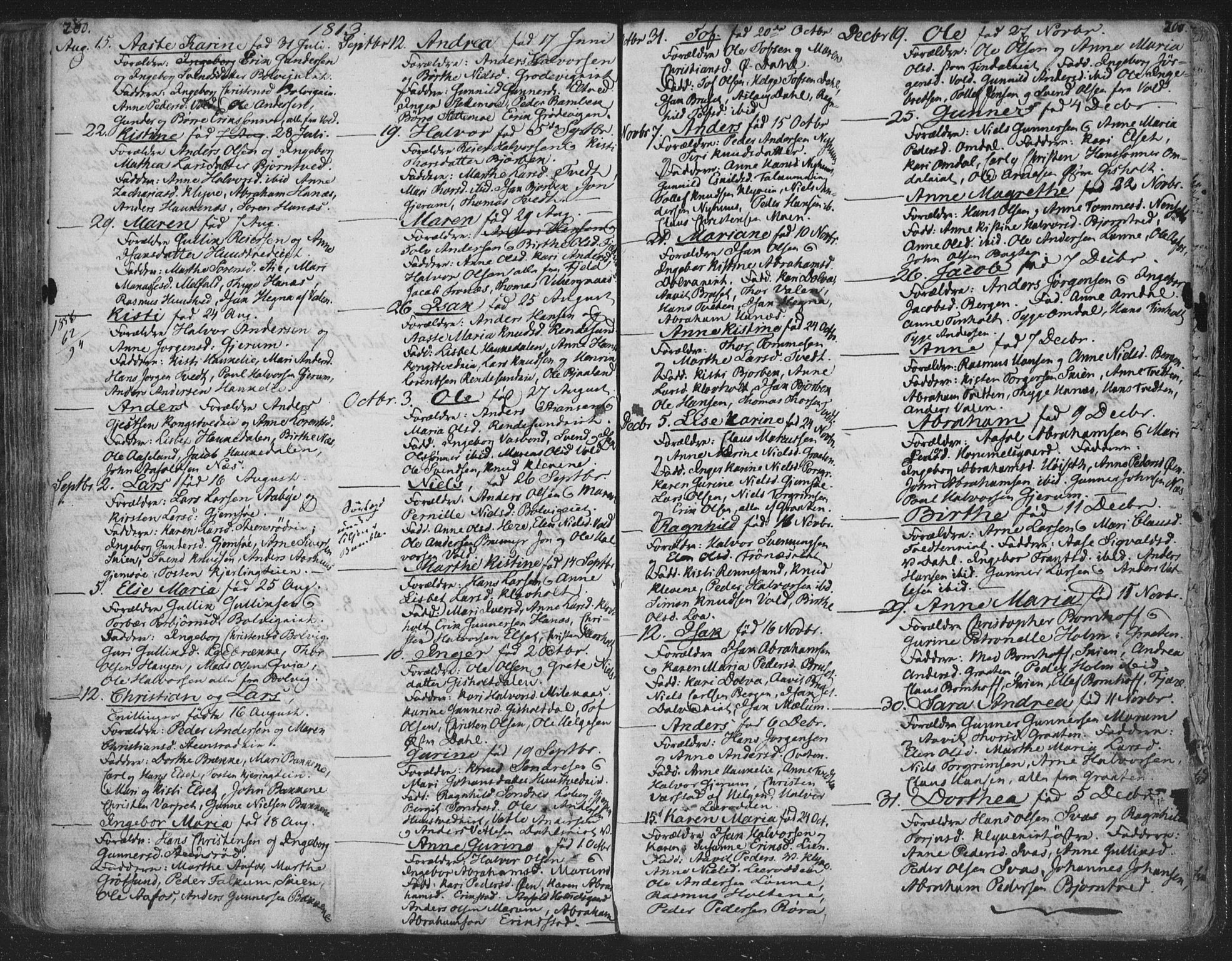 Solum kirkebøker, AV/SAKO-A-306/F/Fa/L0003: Parish register (official) no. I 3, 1761-1814, p. 260-261