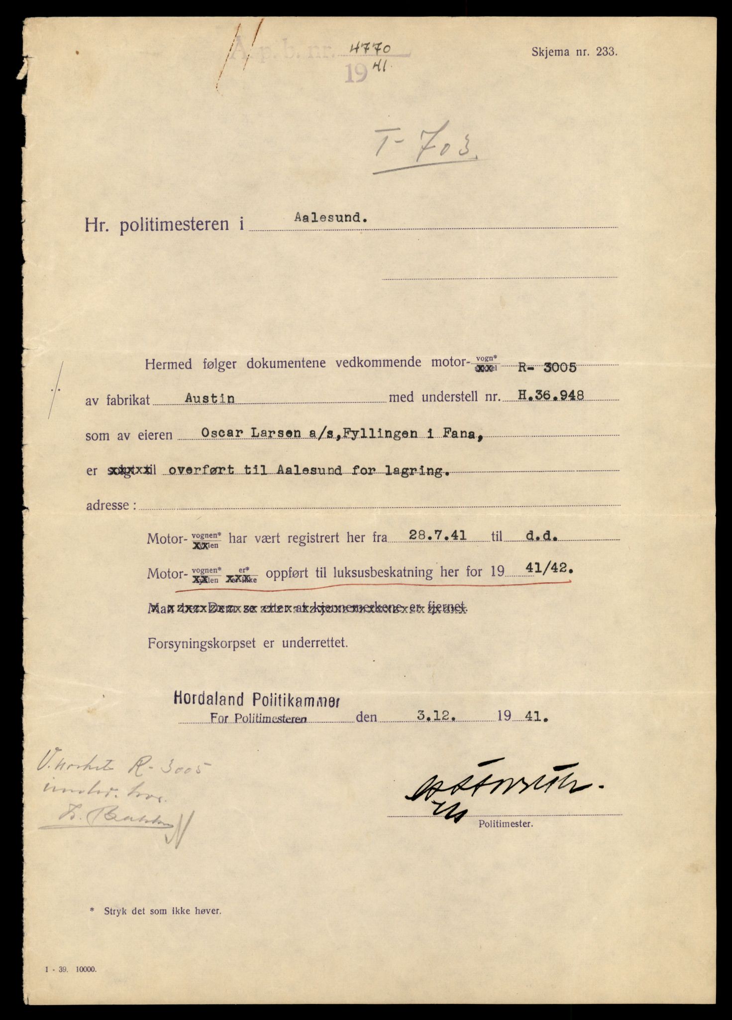 Møre og Romsdal vegkontor - Ålesund trafikkstasjon, AV/SAT-A-4099/F/Fe/L0044: Registreringskort for kjøretøy T 14205 - T 14319, 1927-1998, p. 1732