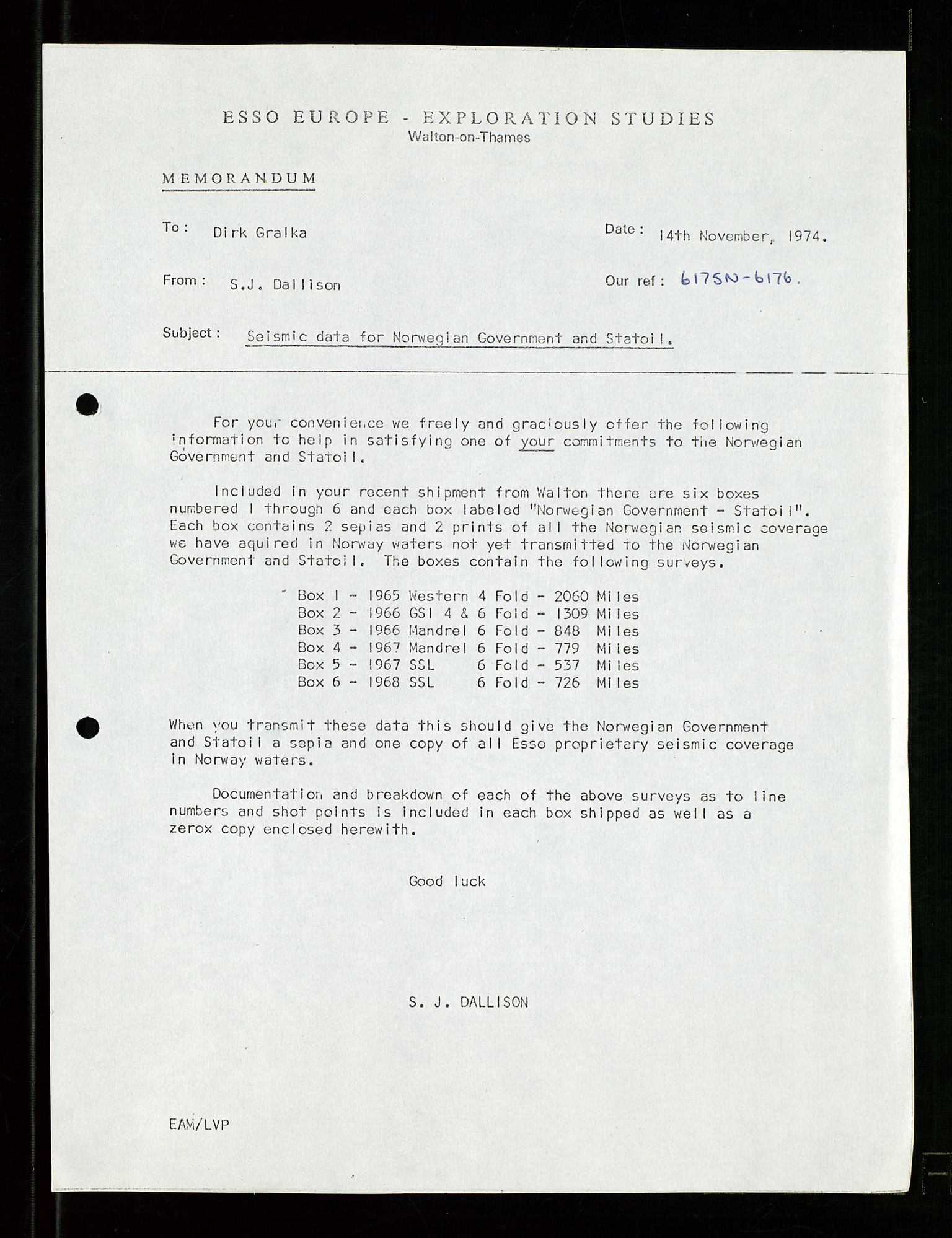 Pa 1512 - Esso Exploration and Production Norway Inc., AV/SAST-A-101917/E/Ea/L0026: Sak og korrespondanse, 1966-1974, p. 242