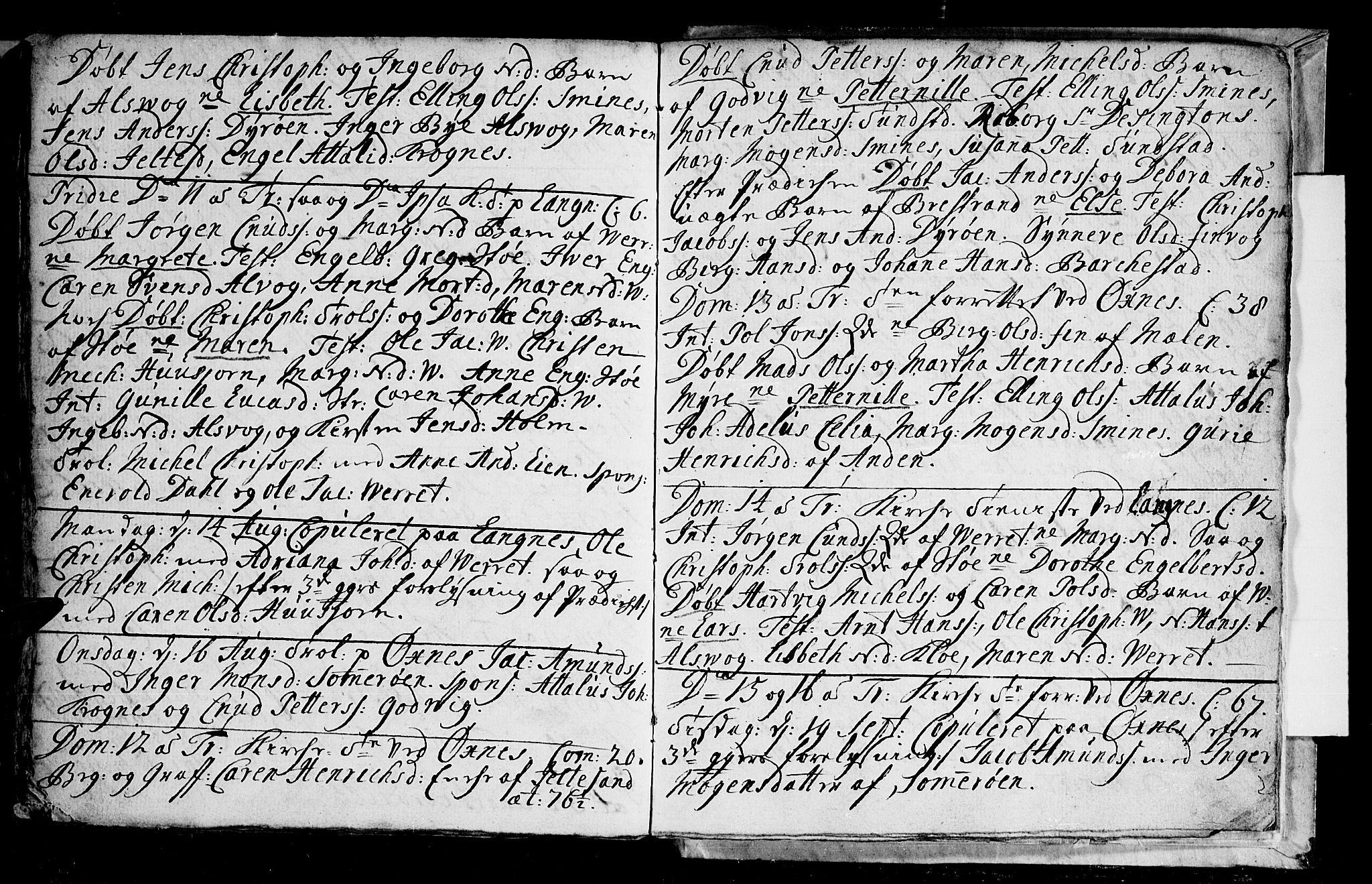 Ministerialprotokoller, klokkerbøker og fødselsregistre - Nordland, AV/SAT-A-1459/893/L1328: Parish register (official) no. 893A01, 1718-1749