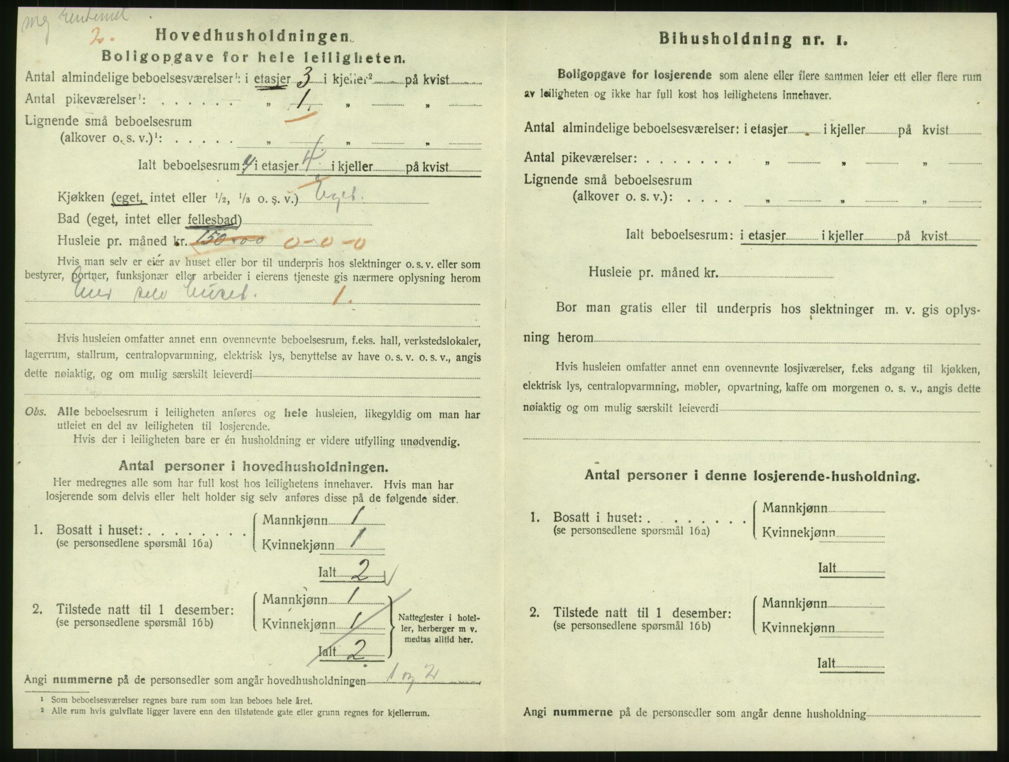 SAT, 1920 census for Levanger town, 1920, p. 897