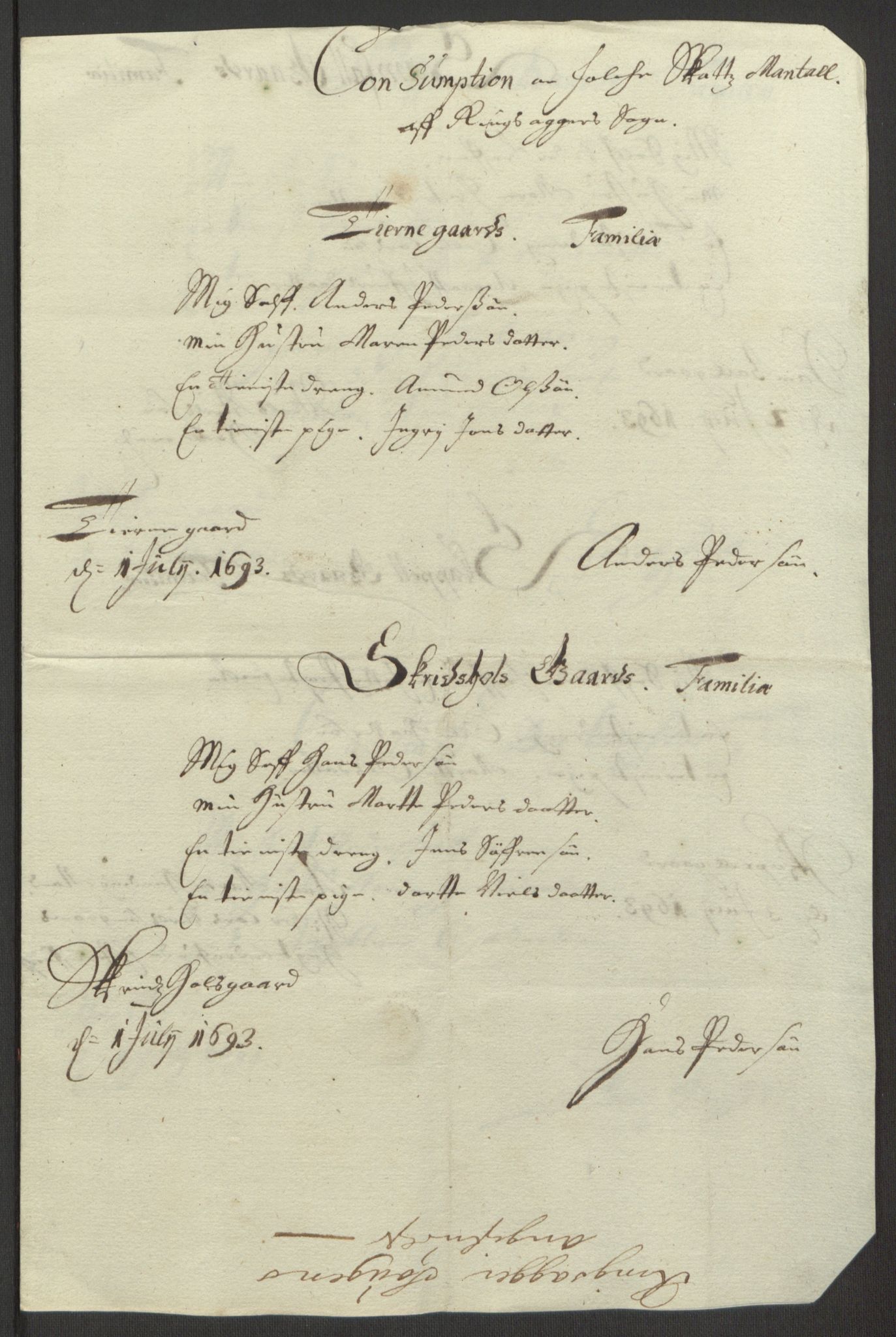 Rentekammeret inntil 1814, Reviderte regnskaper, Fogderegnskap, AV/RA-EA-4092/R16/L1034: Fogderegnskap Hedmark, 1693, p. 119