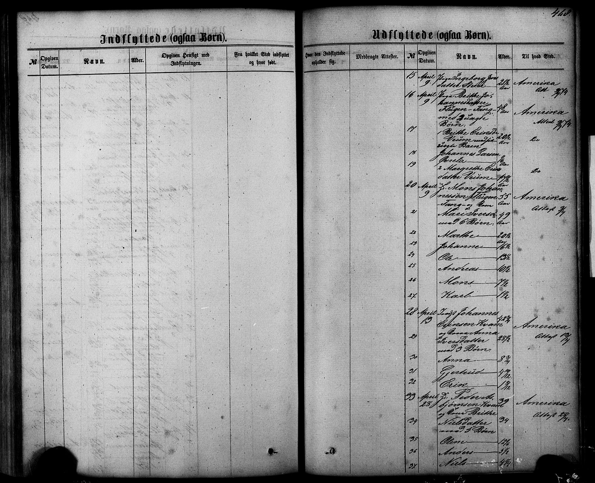 Hafslo sokneprestembete, SAB/A-80301/H/Hab/Haba/L0001: Parish register (copy) no. A 1, 1866-1908, p. 468