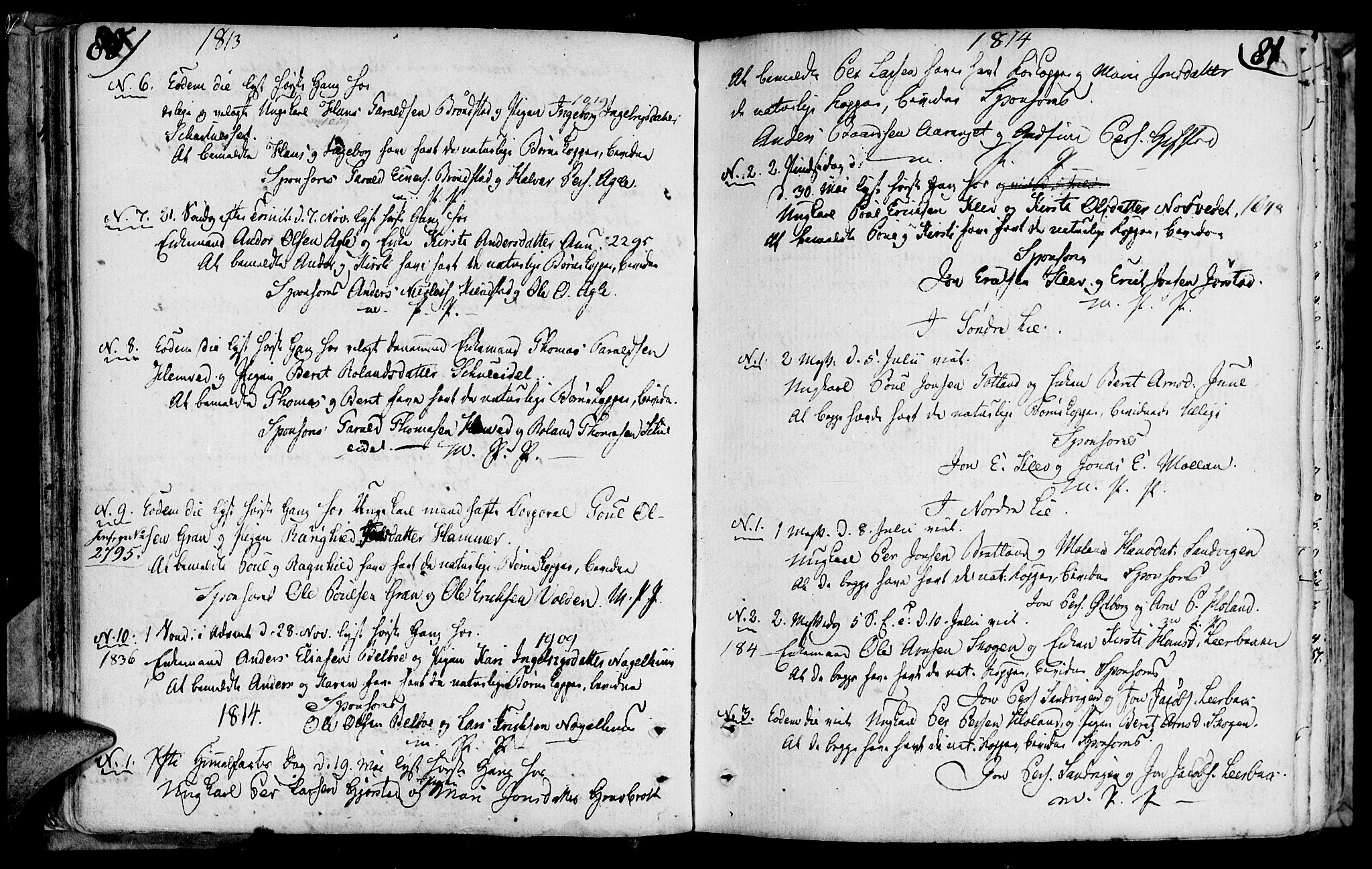 Ministerialprotokoller, klokkerbøker og fødselsregistre - Nord-Trøndelag, AV/SAT-A-1458/749/L0468: Parish register (official) no. 749A02, 1787-1817, p. 80-81