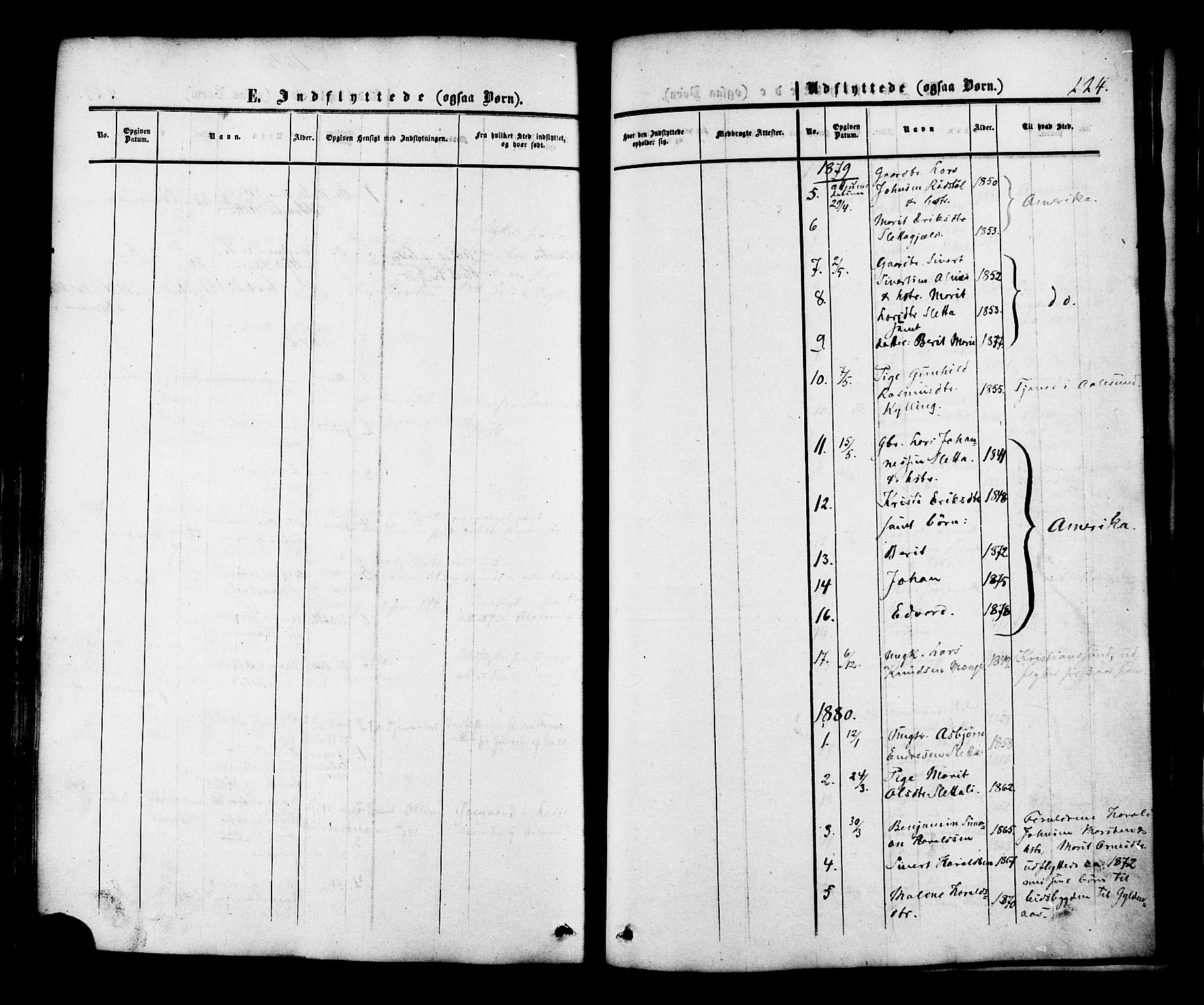 Ministerialprotokoller, klokkerbøker og fødselsregistre - Møre og Romsdal, AV/SAT-A-1454/546/L0594: Parish register (official) no. 546A02, 1854-1882, p. 224