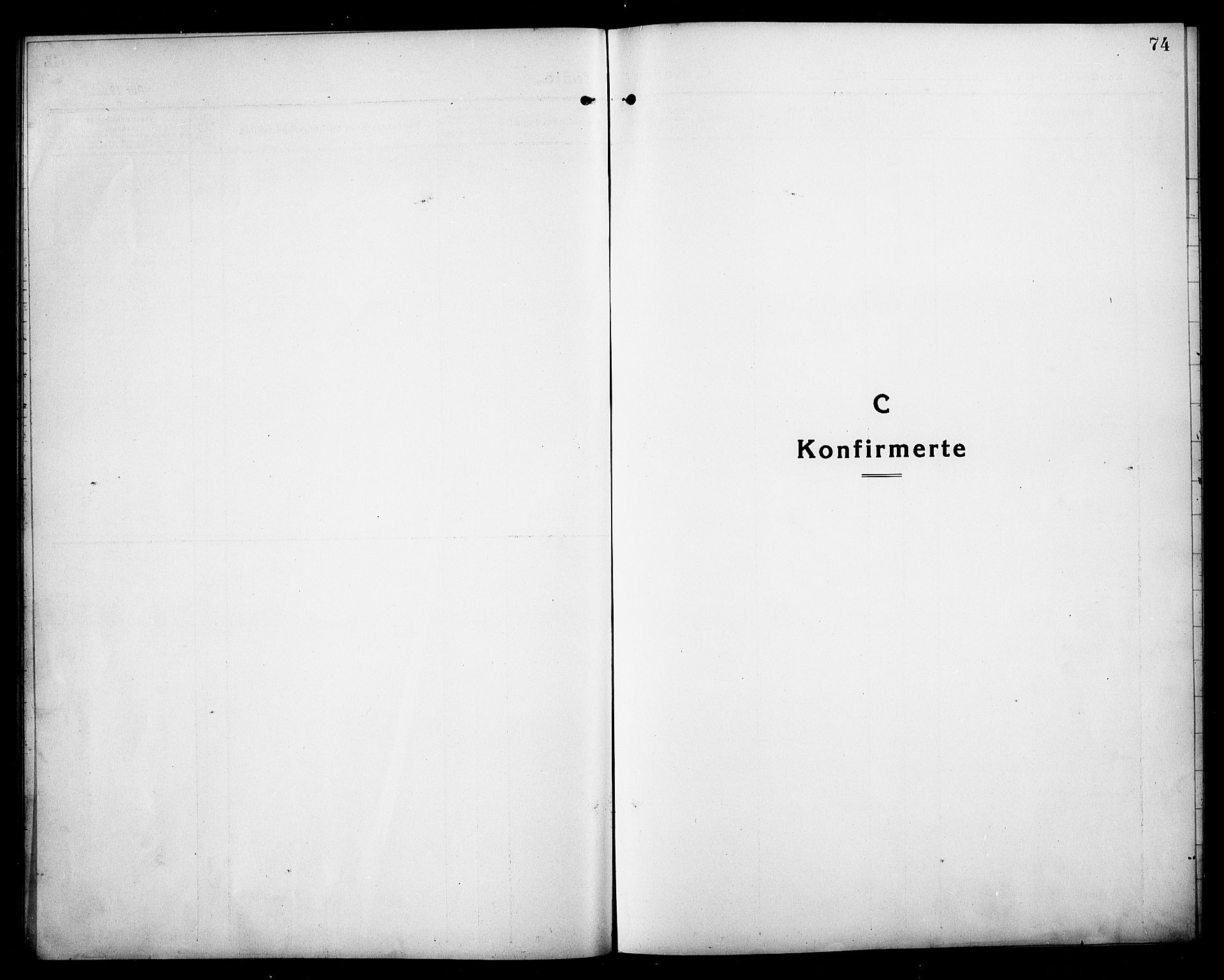 Stange prestekontor, AV/SAH-PREST-002/L/L0016: Parish register (copy) no. 16, 1918-1928, p. 74