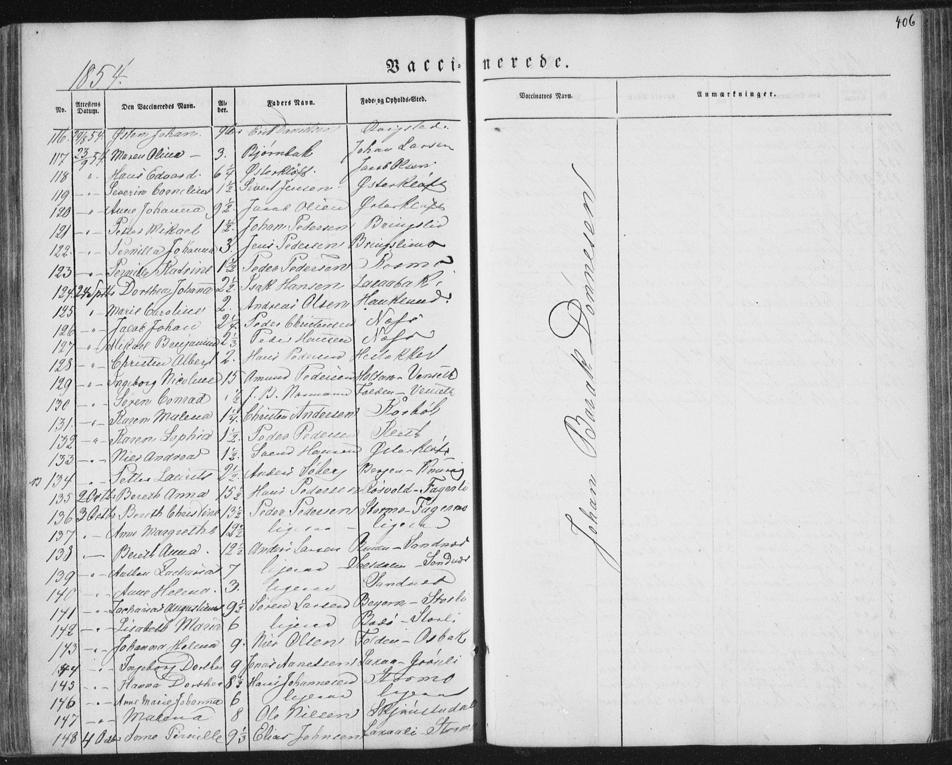 Ministerialprotokoller, klokkerbøker og fødselsregistre - Nordland, AV/SAT-A-1459/852/L0738: Parish register (official) no. 852A08, 1849-1865, p. 406