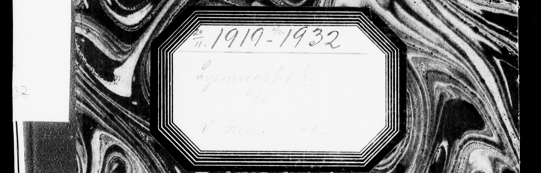 Fredrikstad domkirkes prestekontor Kirkebøker, SAO/A-10906/H/Ha/L0003: Banns register no. 3, 1919-1932