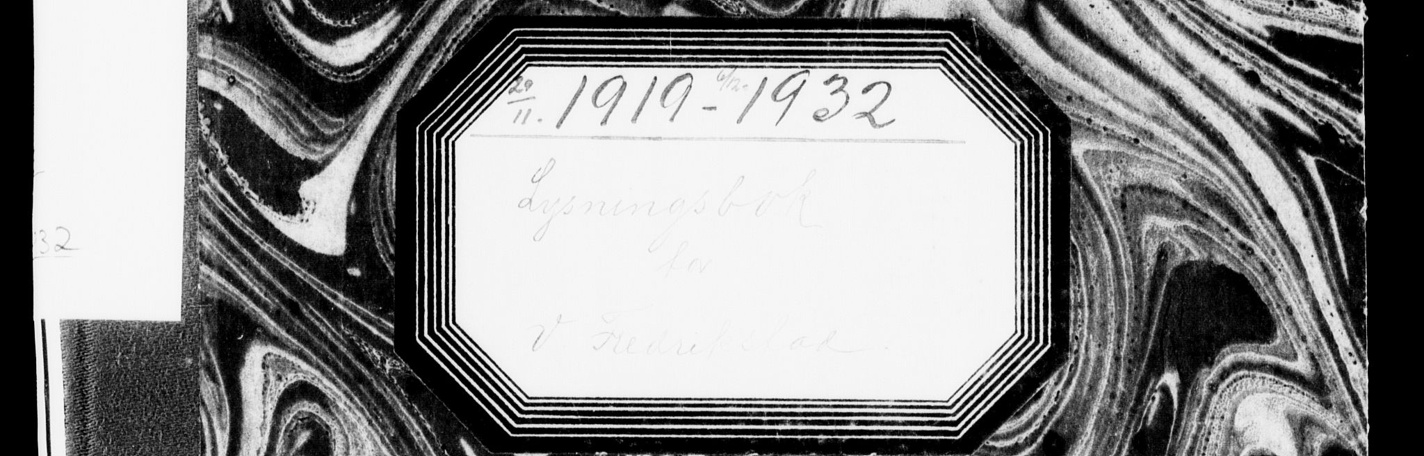 Fredrikstad domkirkes prestekontor Kirkebøker, AV/SAO-A-10906/H/Ha/L0003: Banns register no. 3, 1919-1932