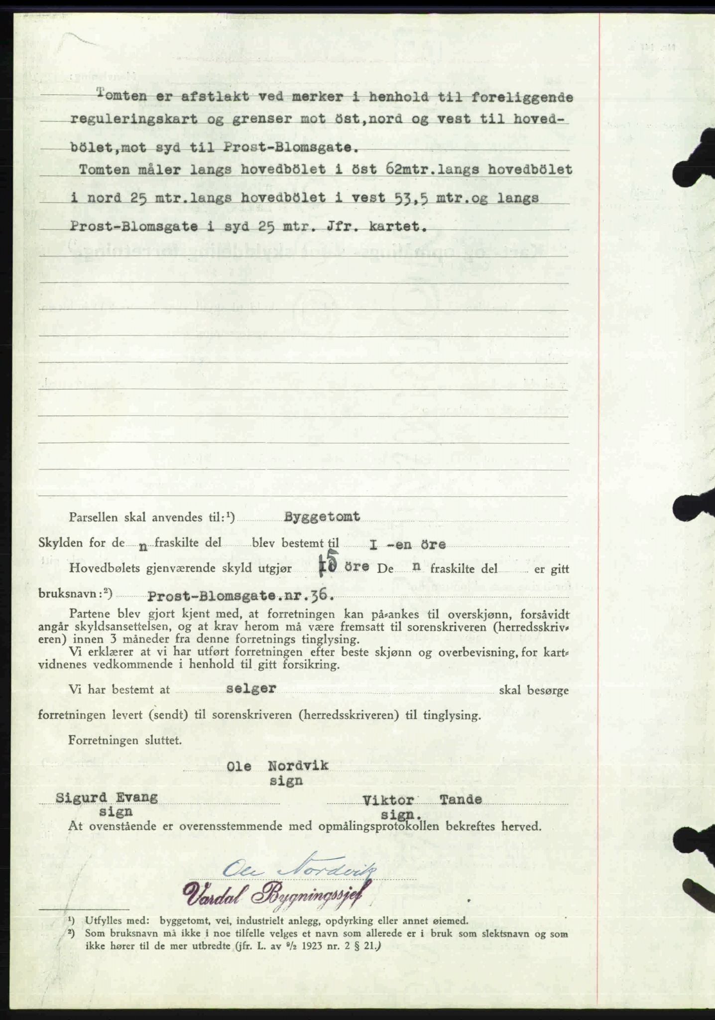 Toten tingrett, SAH/TING-006/H/Hb/Hbc/L0006: Mortgage book no. Hbc-06, 1939-1939, Diary no: : 1641/1939