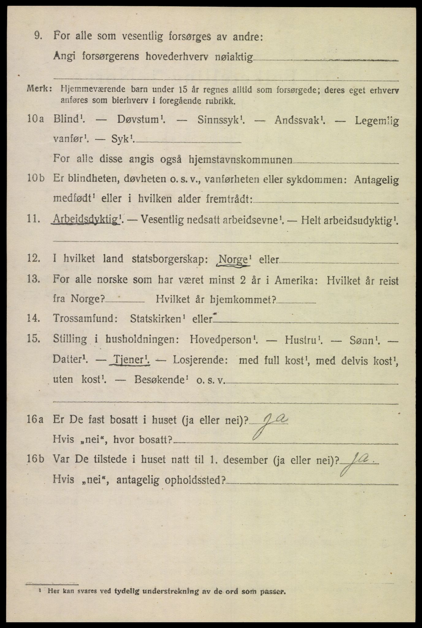 SAK, 1920 census for Greipstad, 1920, p. 1511