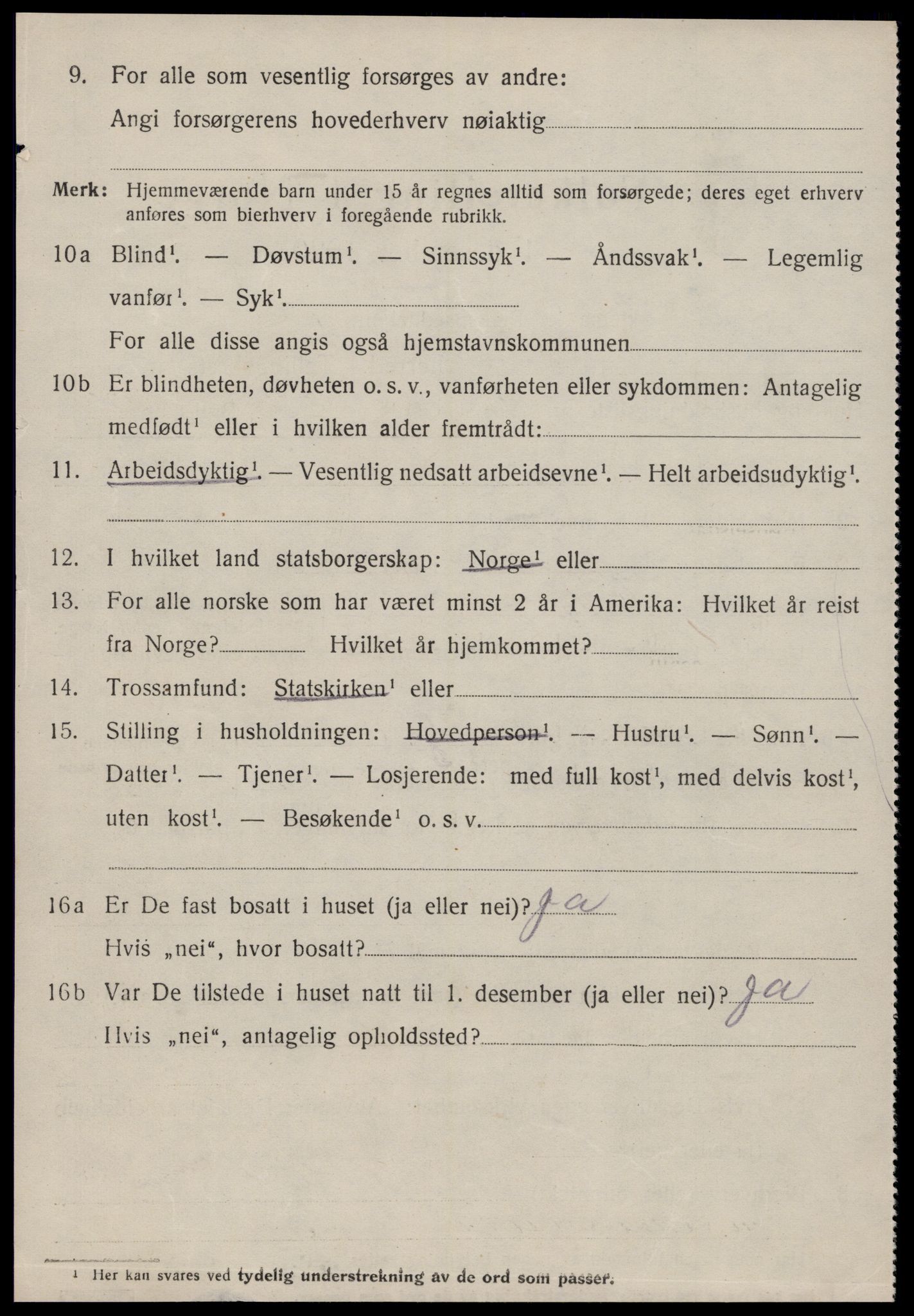 SAT, 1920 census for Vanylven, 1920, p. 2814