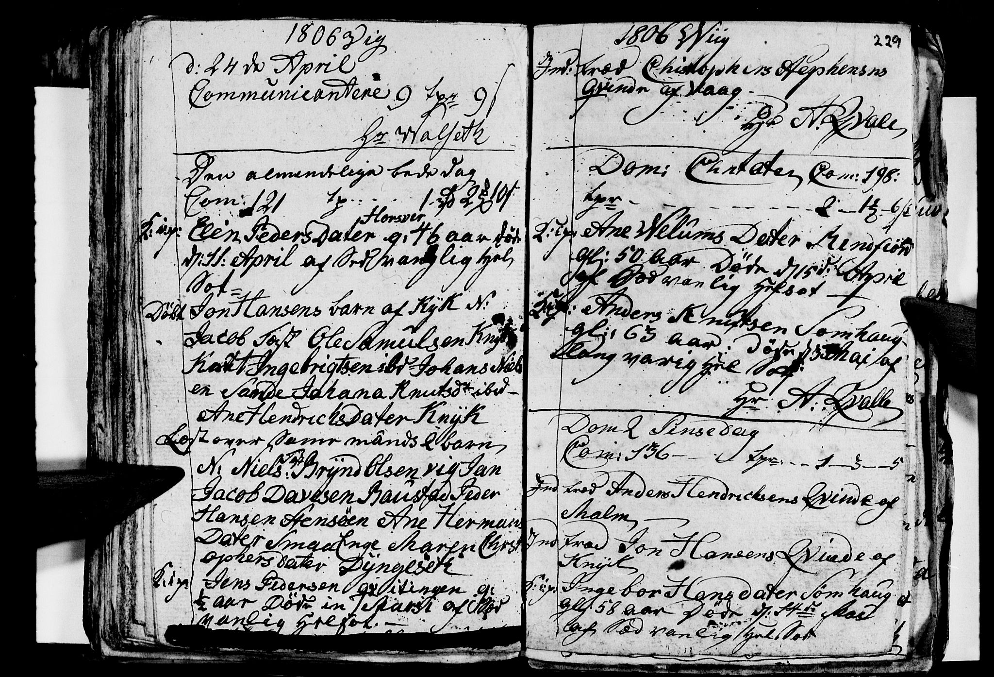 Ministerialprotokoller, klokkerbøker og fødselsregistre - Nordland, AV/SAT-A-1459/812/L0184: Parish register (copy) no. 812C02, 1793-1809, p. 229