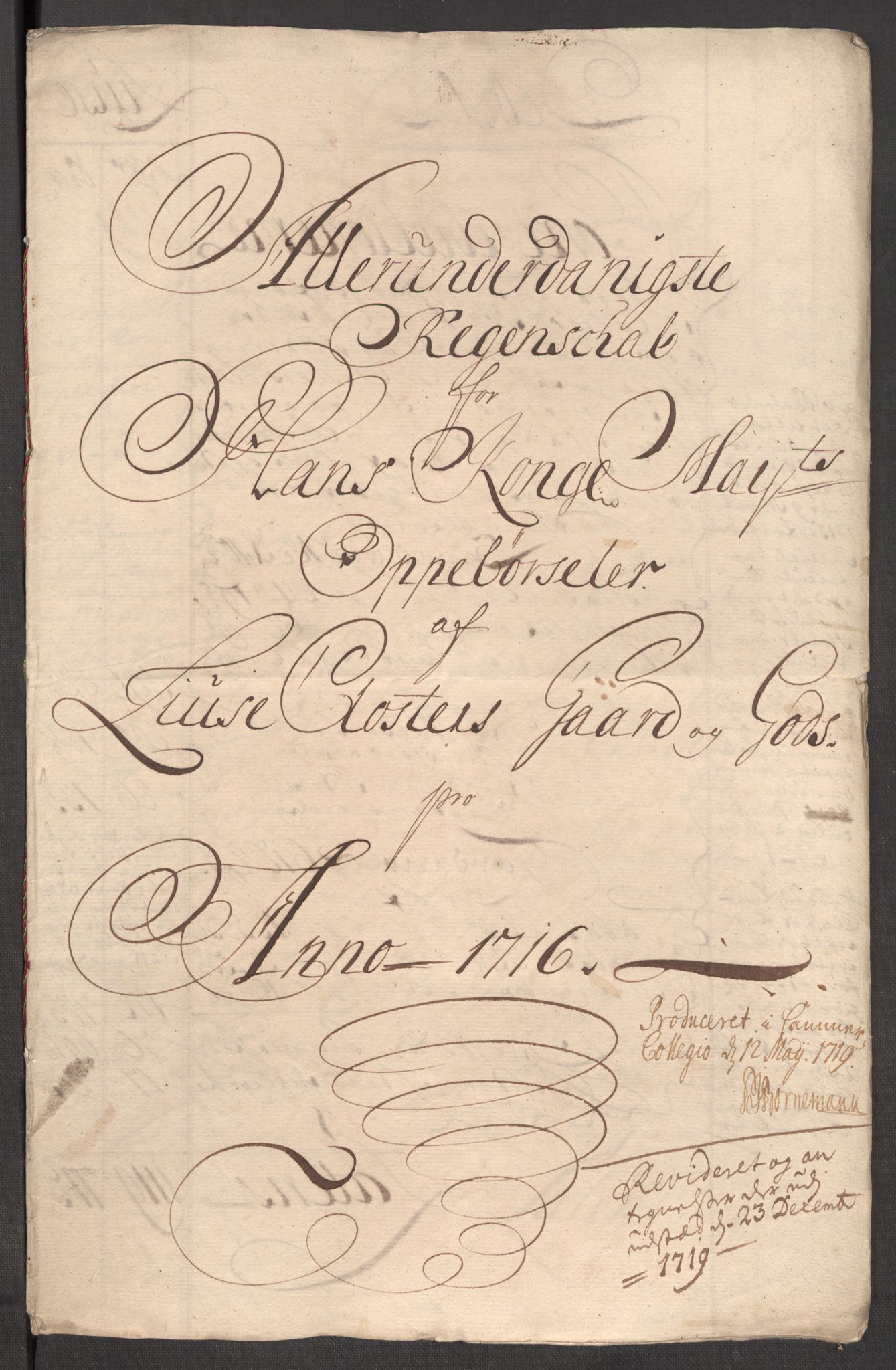 Rentekammeret inntil 1814, Reviderte regnskaper, Fogderegnskap, AV/RA-EA-4092/R50/L3160: Fogderegnskap Lyse kloster, 1710-1719, p. 369