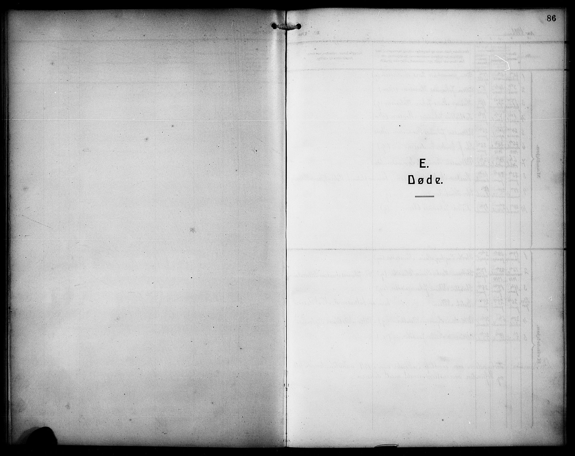 Austevoll Sokneprestembete, SAB/A-74201/H/Hab: Parish register (copy) no. B 6, 1911-1925, p. 86