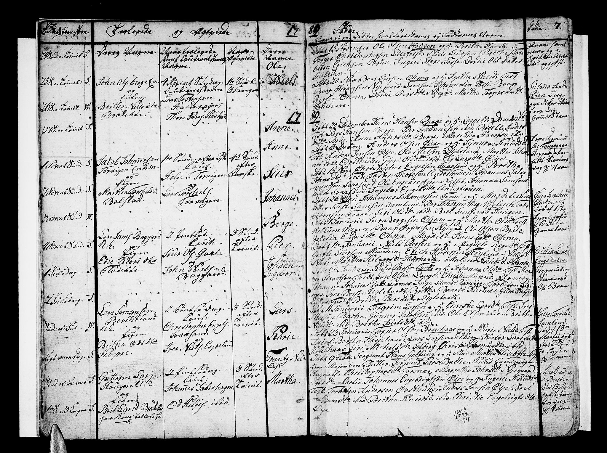 Strandebarm sokneprestembete, AV/SAB-A-78401/H/Haa: Parish register (official) no. A 4, 1788-1817, p. 7