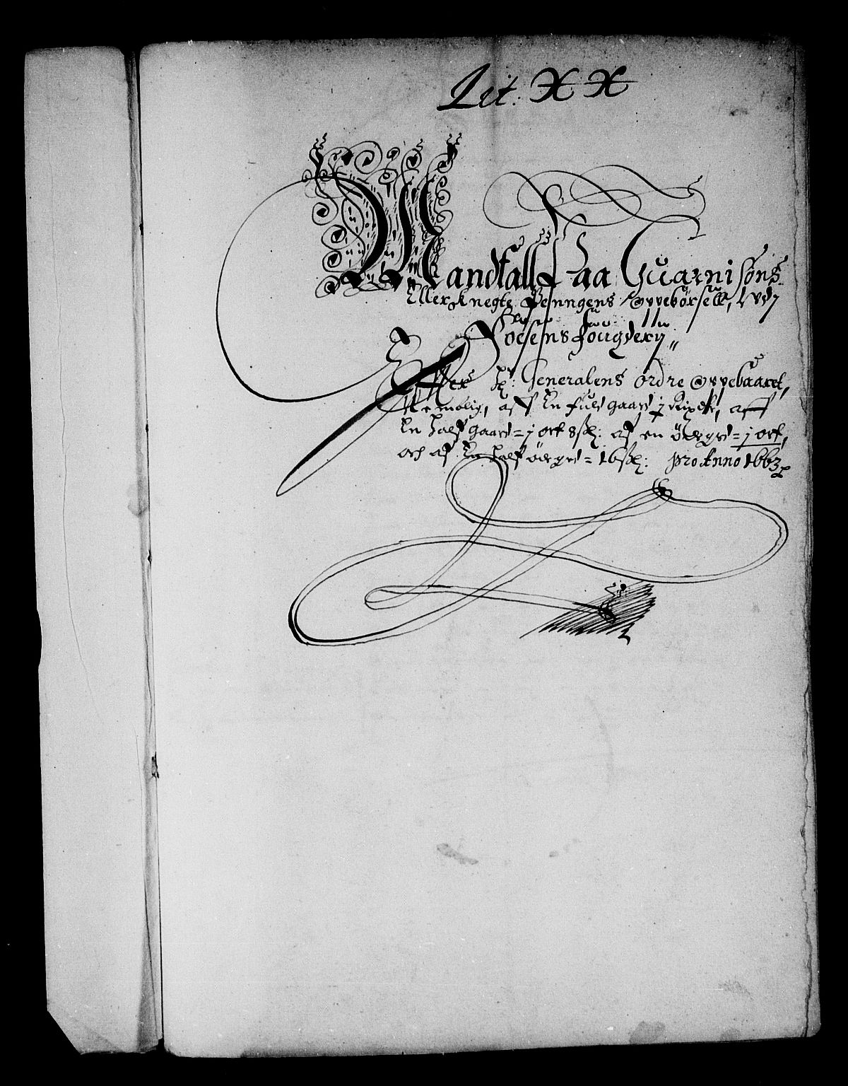 Rentekammeret inntil 1814, Reviderte regnskaper, Stiftamtstueregnskaper, Trondheim stiftamt og Nordland amt, AV/RA-EA-6044/R/Rd/L0006: Trondheim stiftamt, 1663