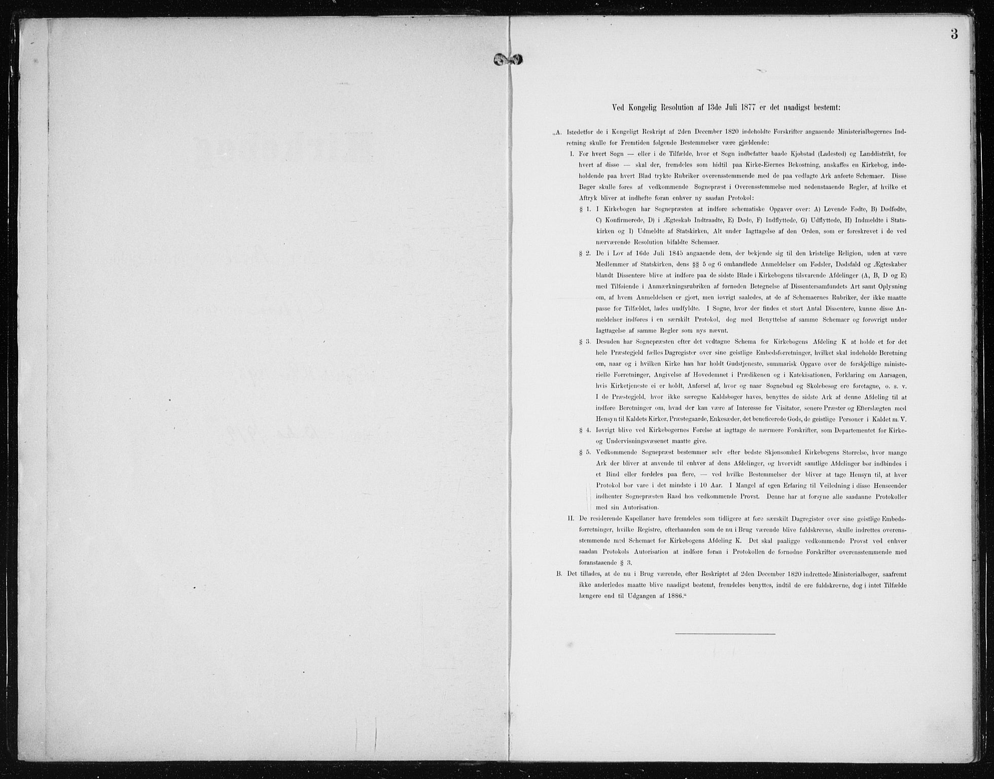 Bruvik Sokneprestembete, AV/SAB-A-74701/H/Haa: Parish register (official) no. B  3, 1898-1919, p. 3