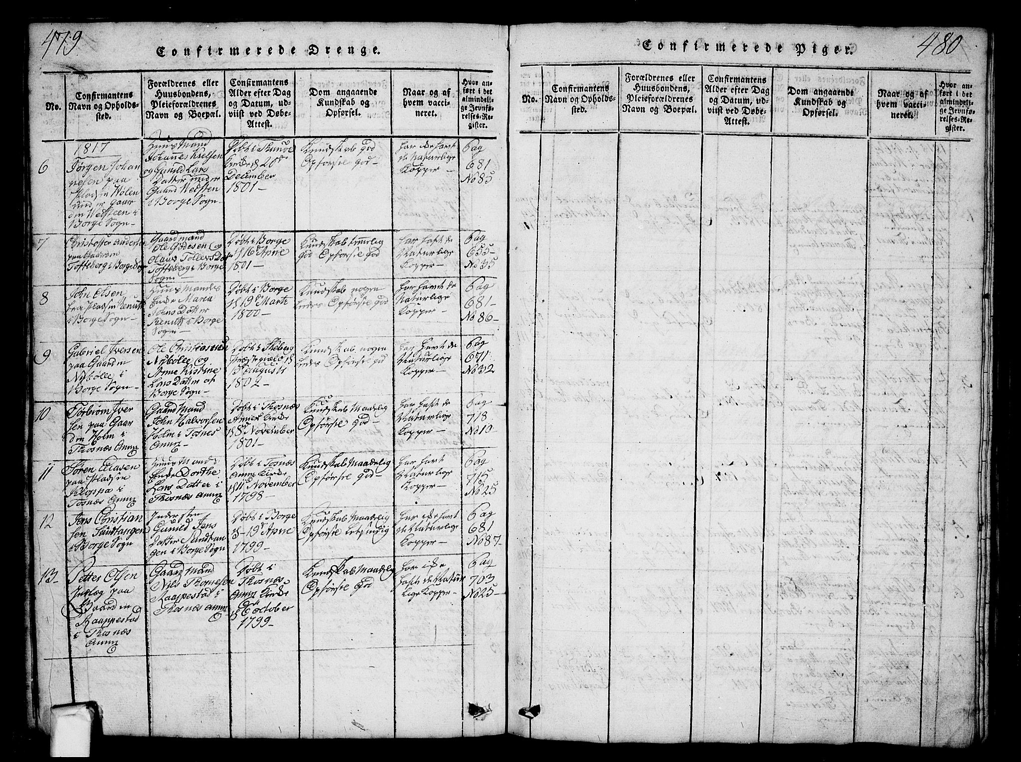 Borge prestekontor Kirkebøker, SAO/A-10903/G/Ga/L0001: Parish register (copy) no.  I 1, 1815-1835, p. 479-480