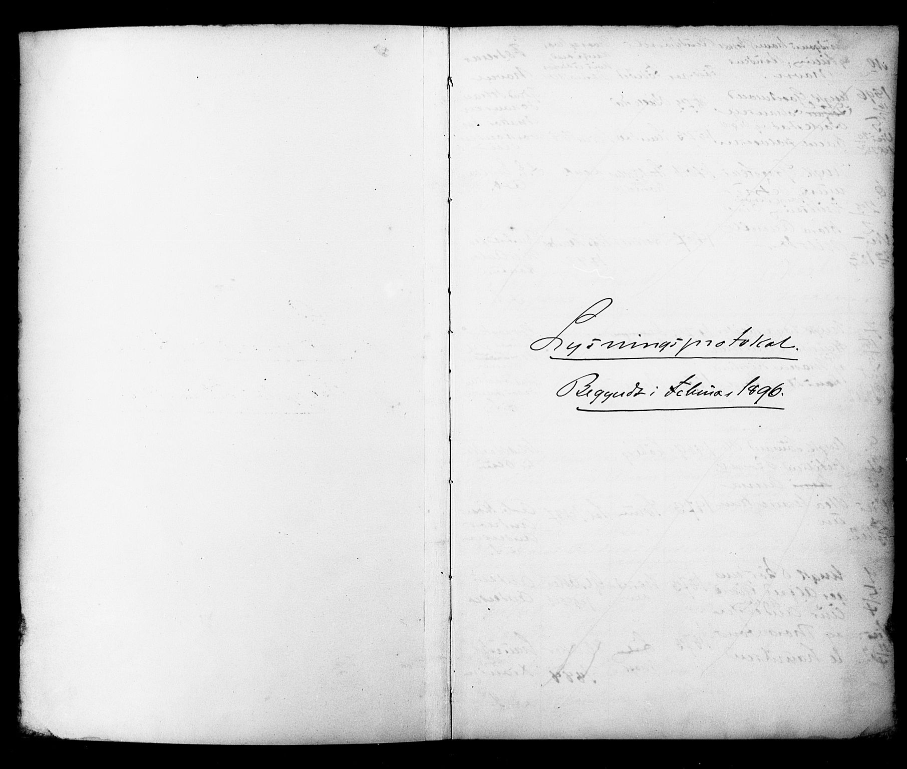 Gjerpen kirkebøker, SAKO/A-265/H/Ha/L0001: Banns register no. I 1, 1896-1908